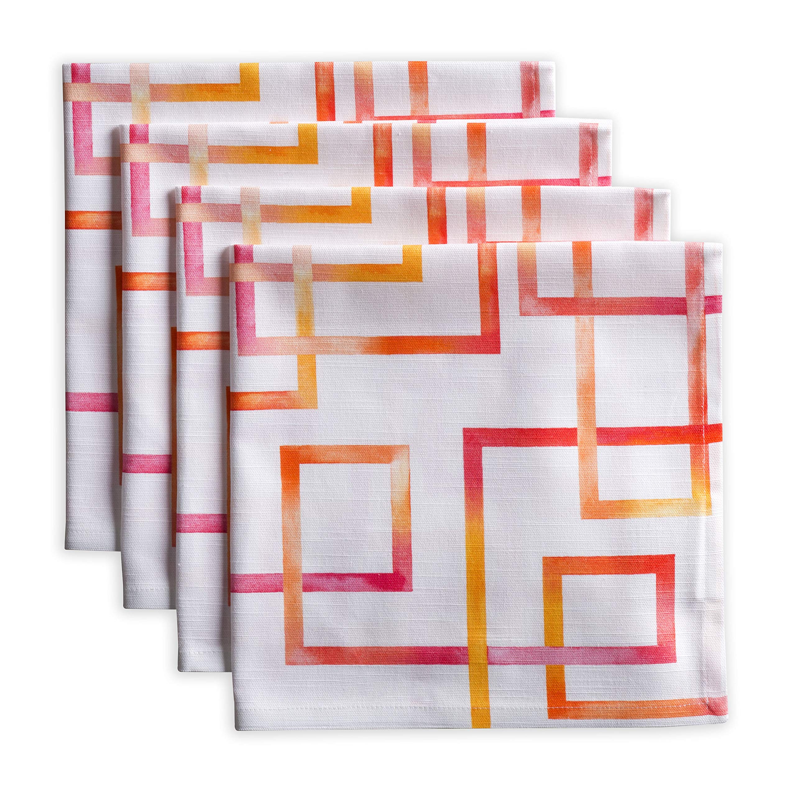 Maison D' Hermine Napkin 100% Cotton 20''X20'' Set Of 4 Decorative Washable Table Cloth Napkins For Gifts, Dining, Holidays, Buf