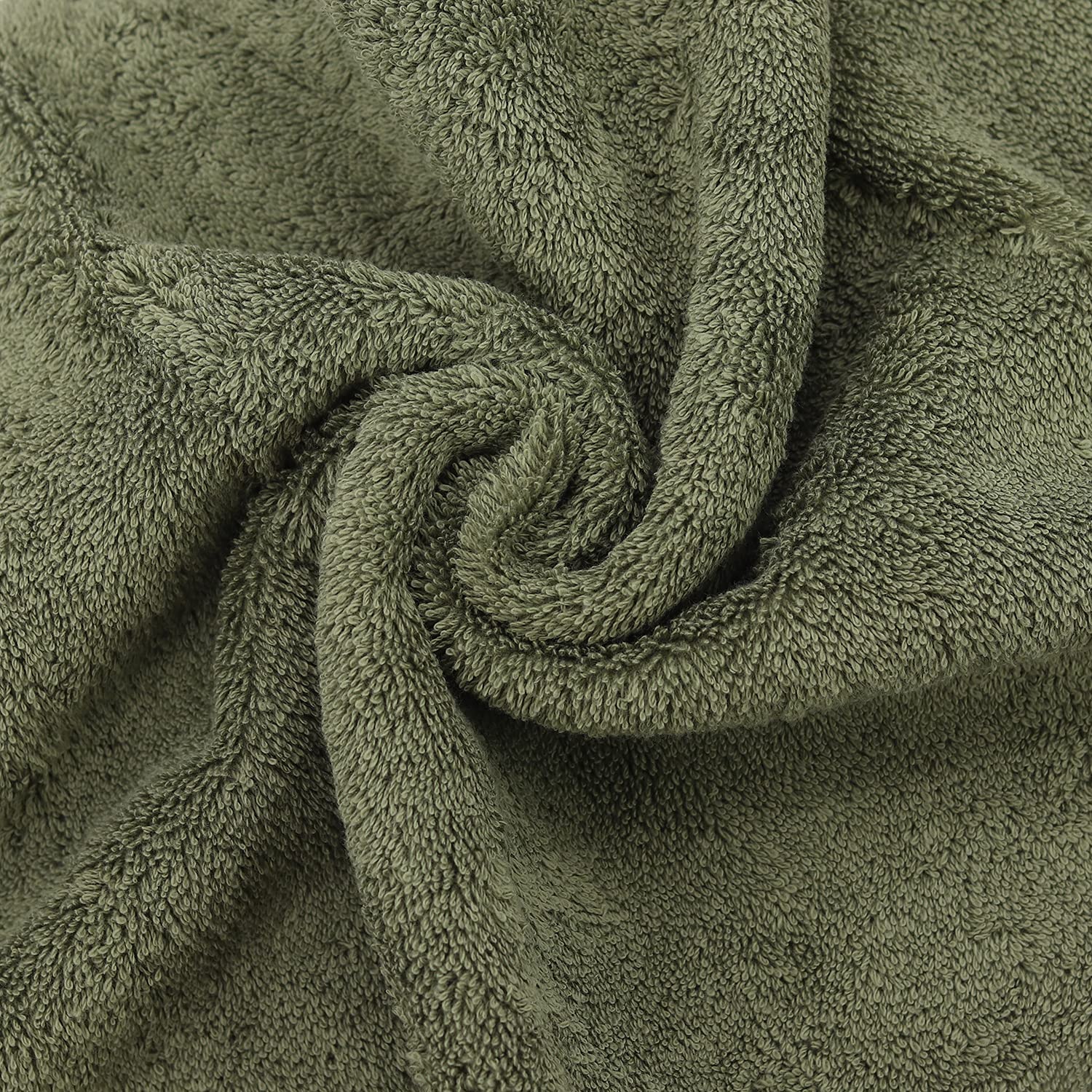 Luxury Hotel & Spa Quality Collection Highly Absorbent  Quick Dry 100% Turkish Cotton 700 GSM  Eco Friendly Towel  for Bathroom  Gym and Kitchen Soft Towel Set (Moss  Bath Towels - Set of 2)