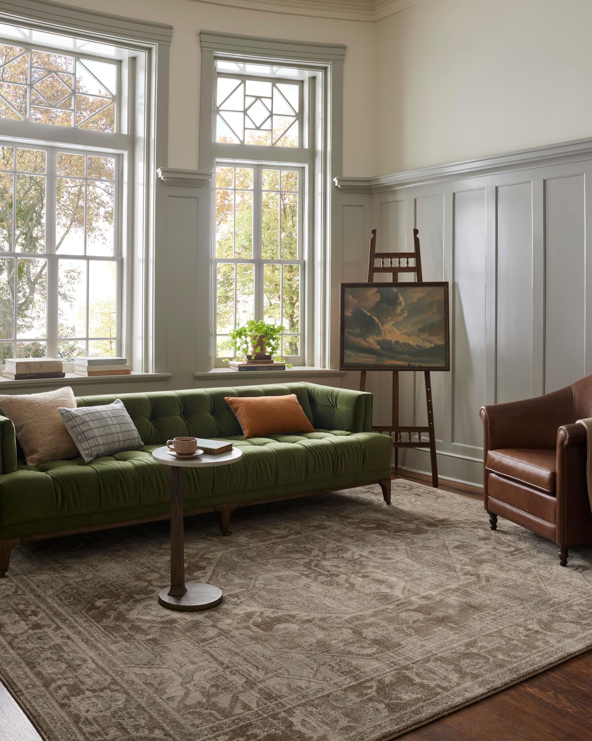 Loloi Magnolia Home by Joanna Gaines x Mona Cocoa/Stone 2-6 x 4-0 Accent Rug