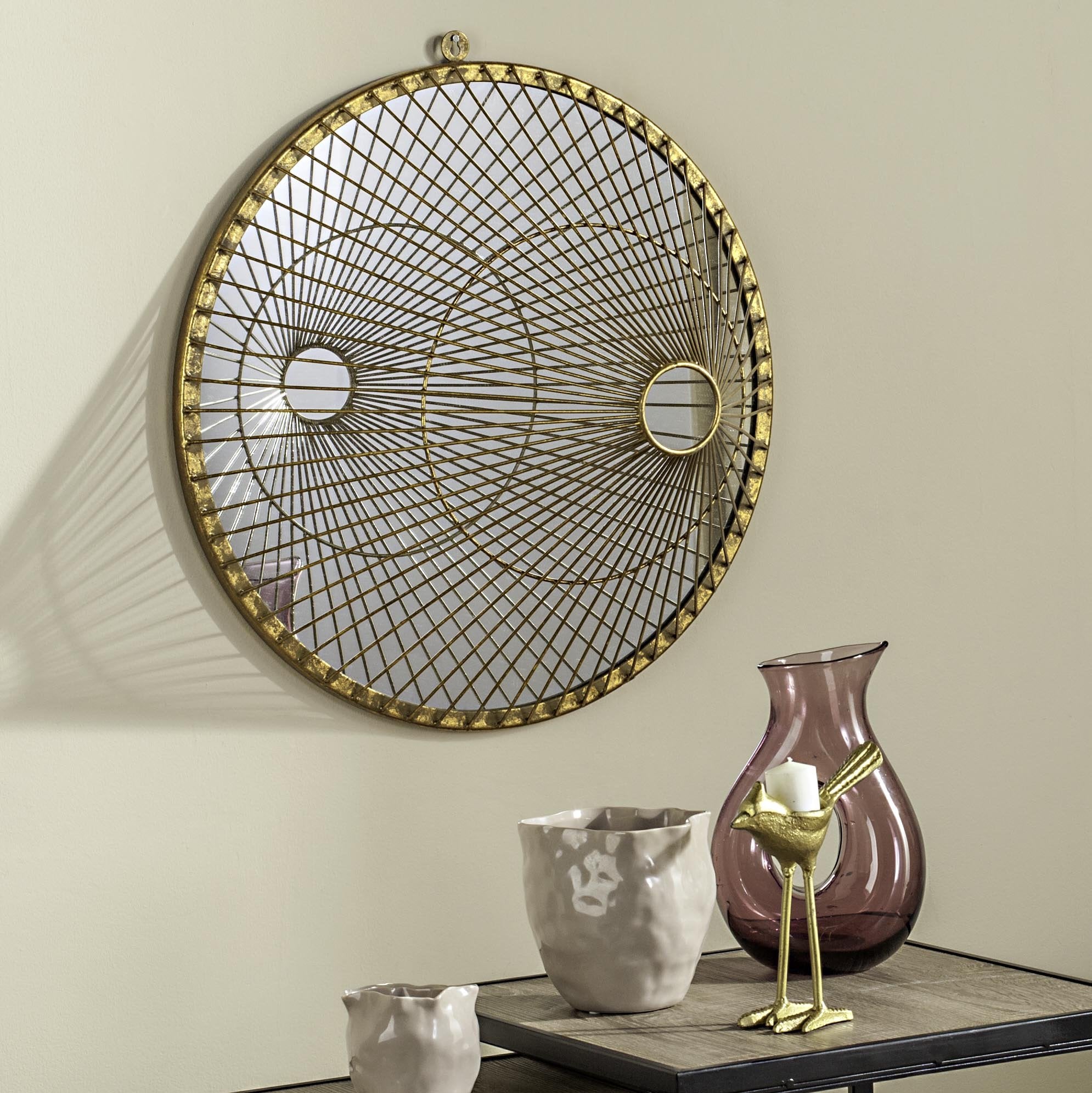 Safavieh Home Collection Gemini Mirror, Gold