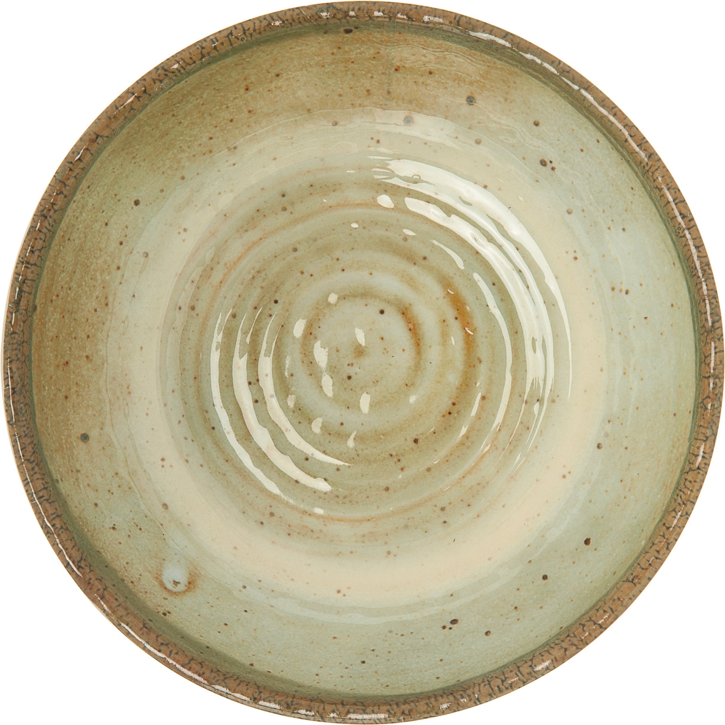 Carlisle FoodService Products Gathering Reusable Plastic Bowl Salad Bowl for Home and Restaurant  Melamine  35.5 Ounces  Adobe
