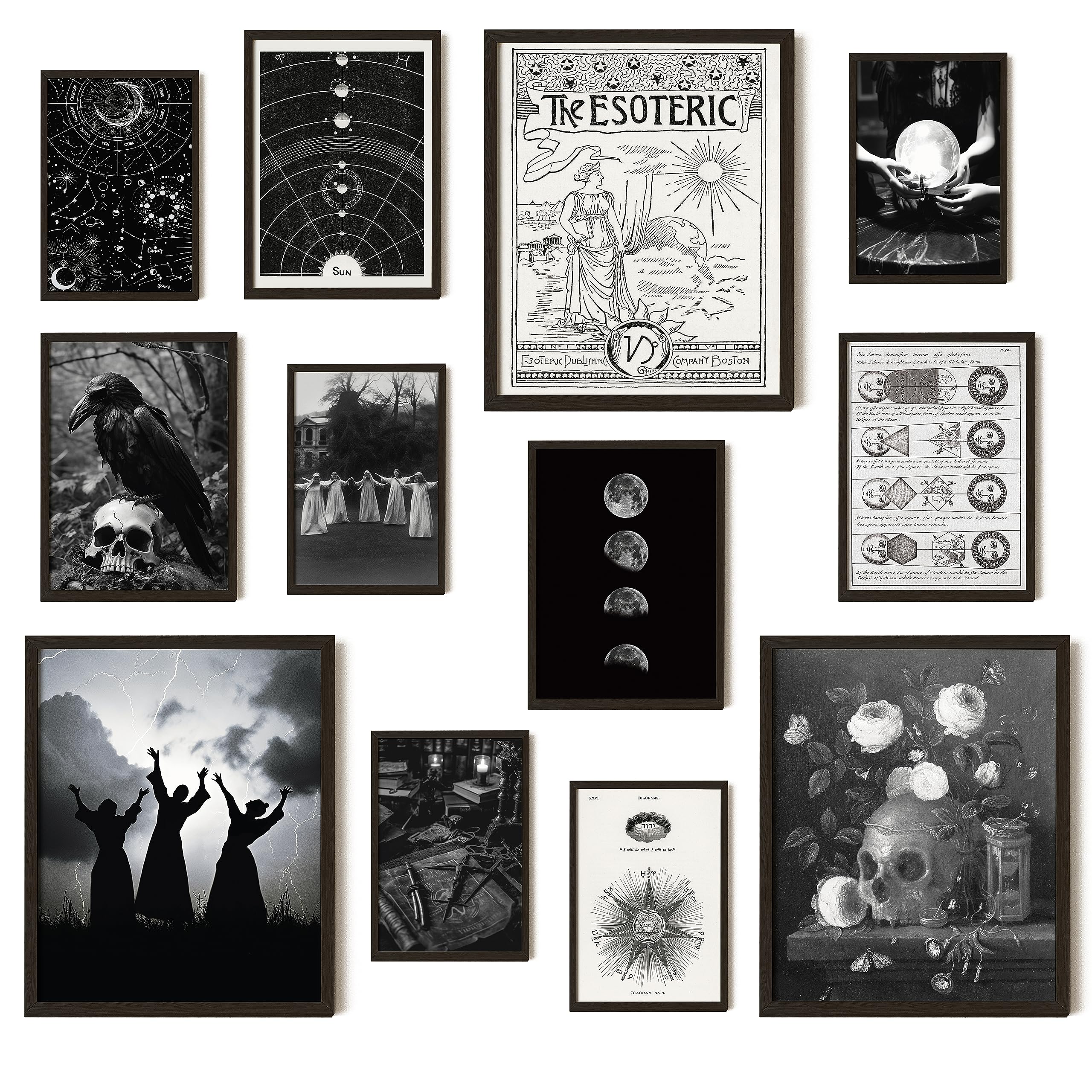 97 Decor Gothic Home Decor - Witchy Decor Aesthetic Halloween Decor, Gothic Wall Decor, Spooky Home Decor, Goth Room Decor, Cree