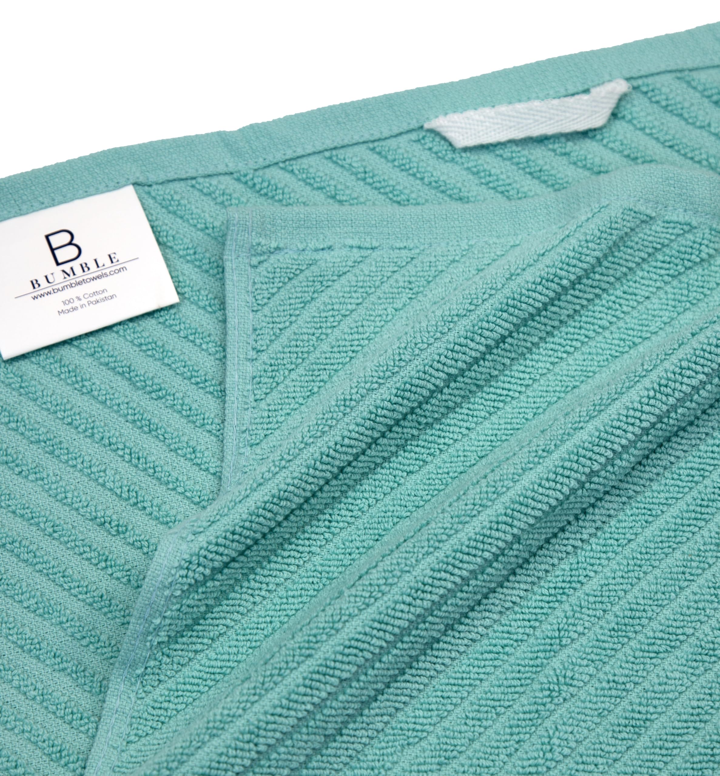 Premium Kitchen Towels (16   X 25   , 6 Pack) | Large Cotton Kitchen Hand Towels | Dish Towels | Diagonal Weave Design | 445 Gsm