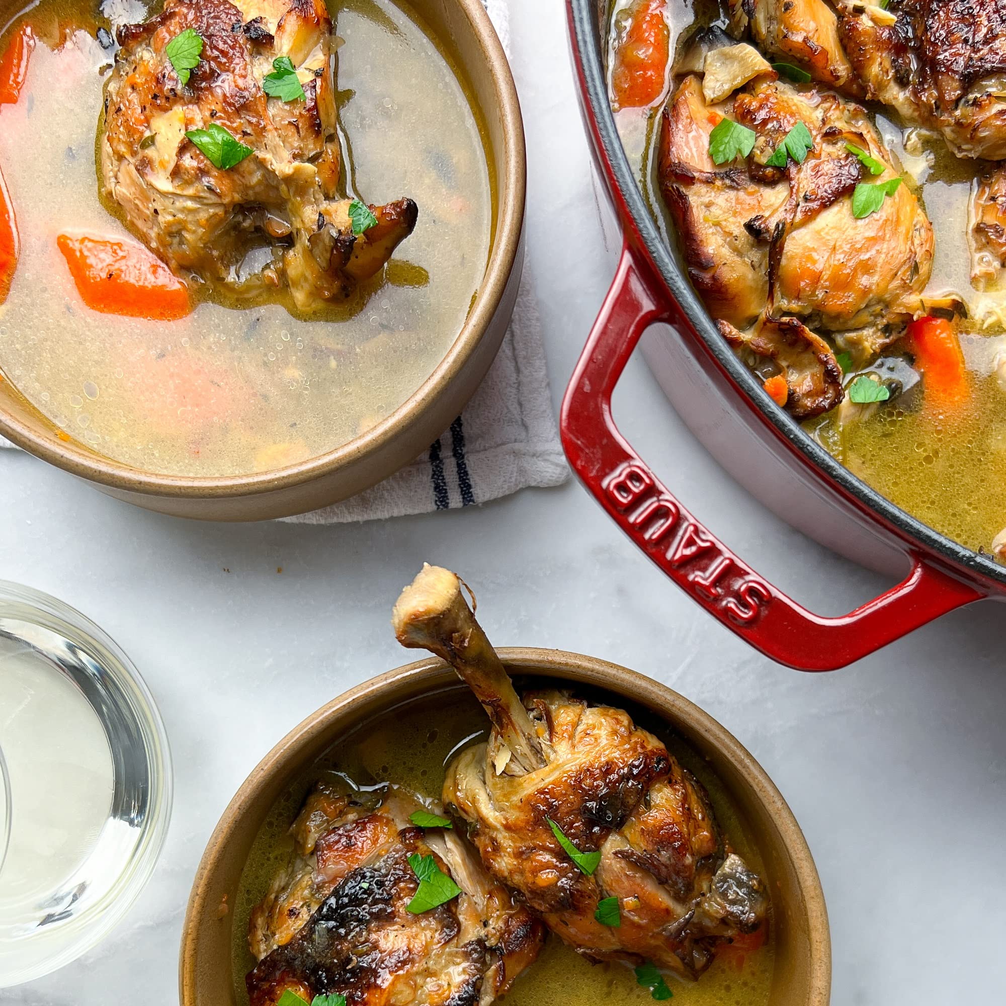 Staub Cast Iron Dutch Oven 7-Qt Oval Cocotte, Made In France, Serves 7-8, Cherry