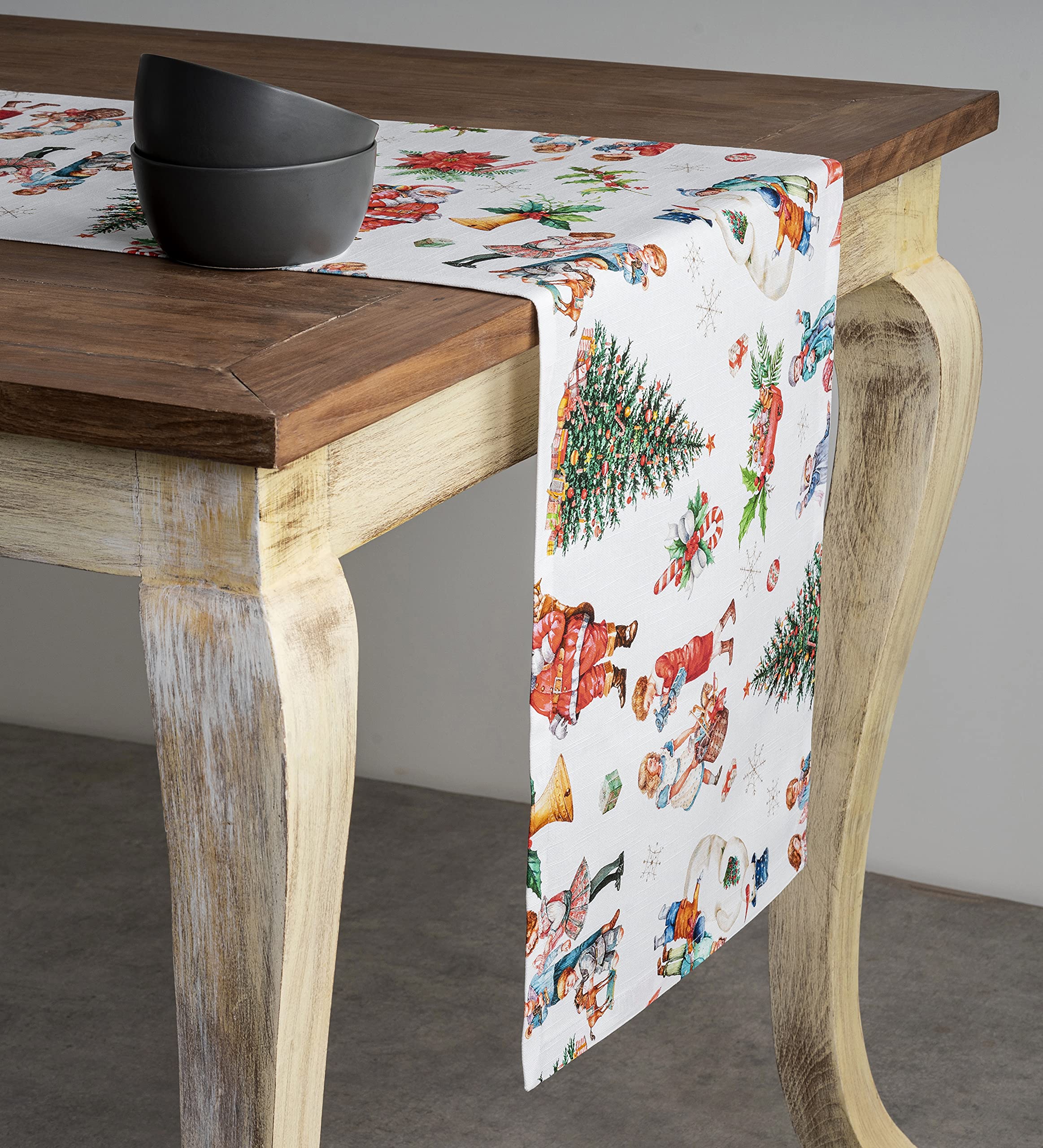 Maison D' Hermine Table Runners 100% Cotton 14.50Inch X 72Inch Tablerunner, Decorative Table Runner, Dining, Buffet Party & Camp