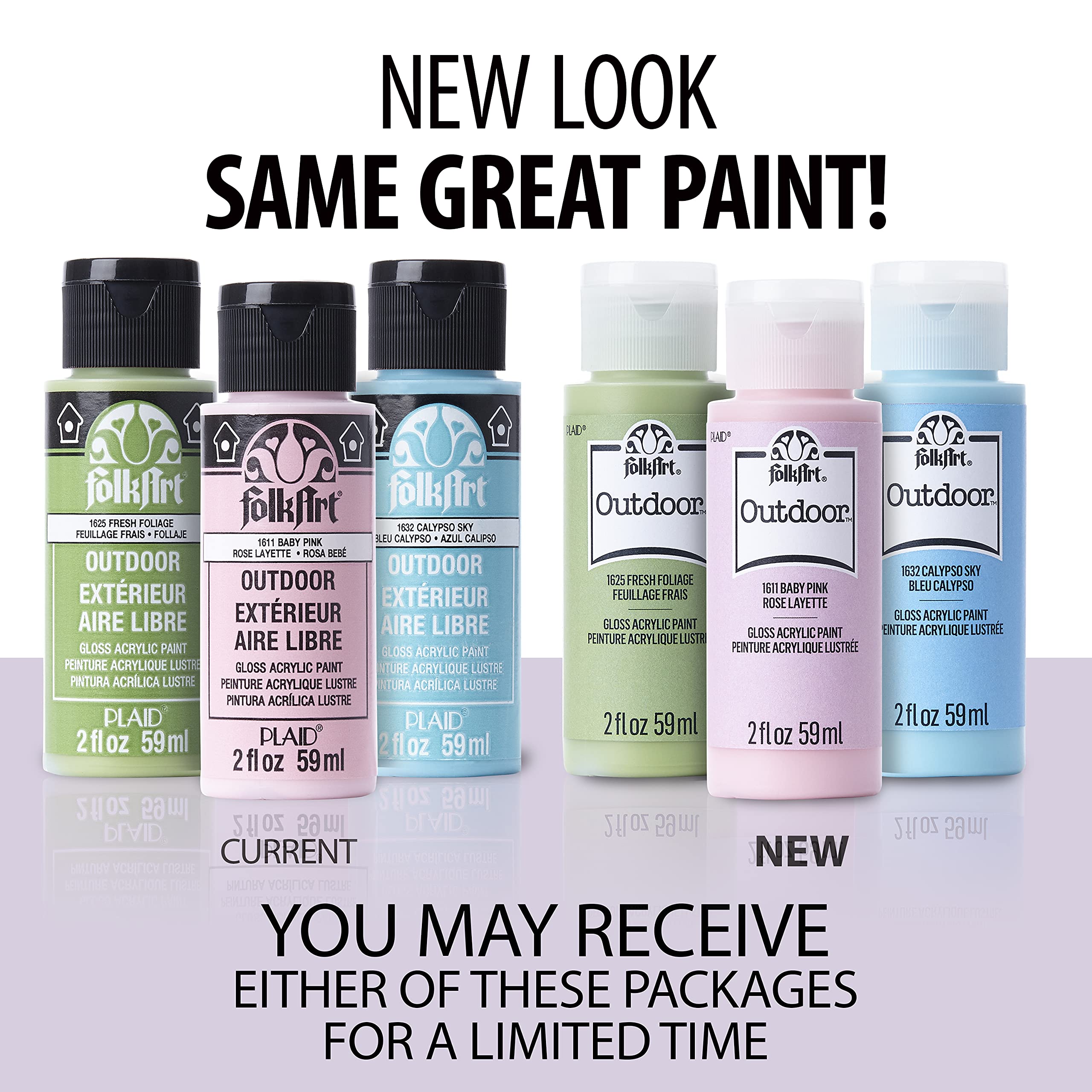 Folkart Outdoor Acrylic Paint In Assorted Colors (2 Ounce), 1620 Linen