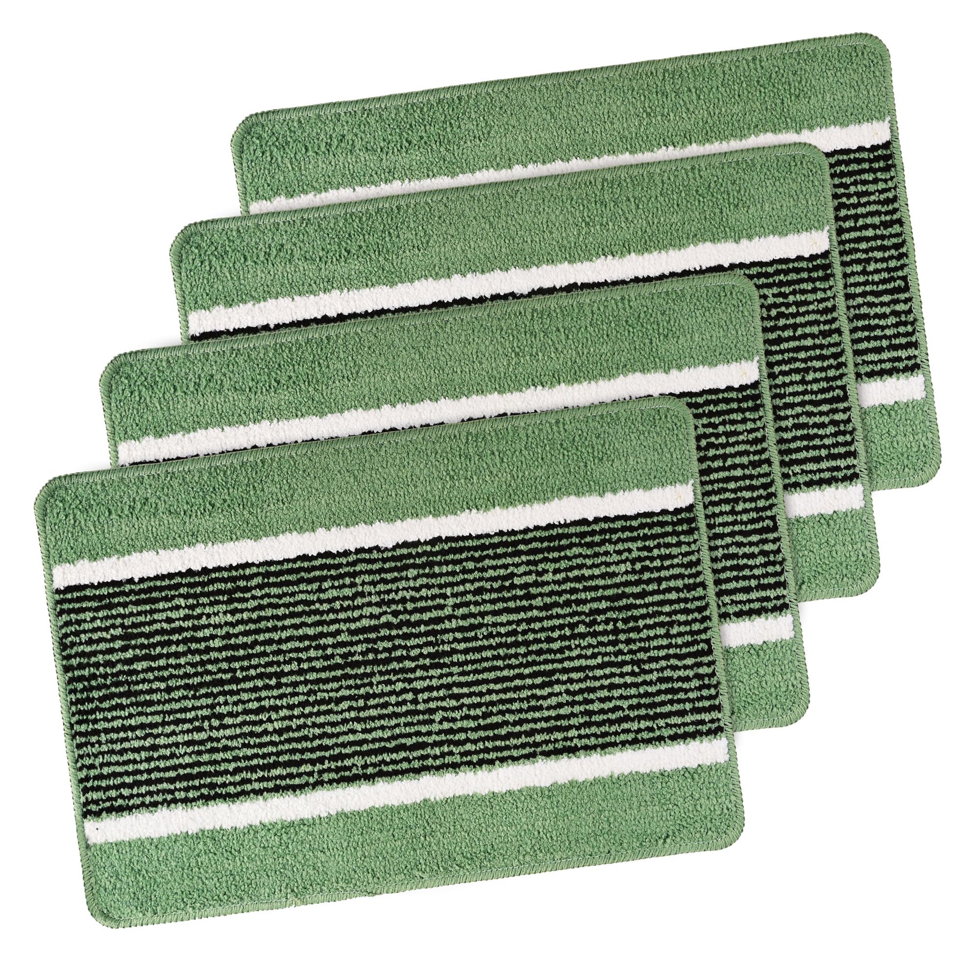 Kuber Industries Pack Of 4 Anti-Skid Water-Absorbent Door Mats For Home | 16X24 Inch Durable Main Entrance Footmats For Bathroom