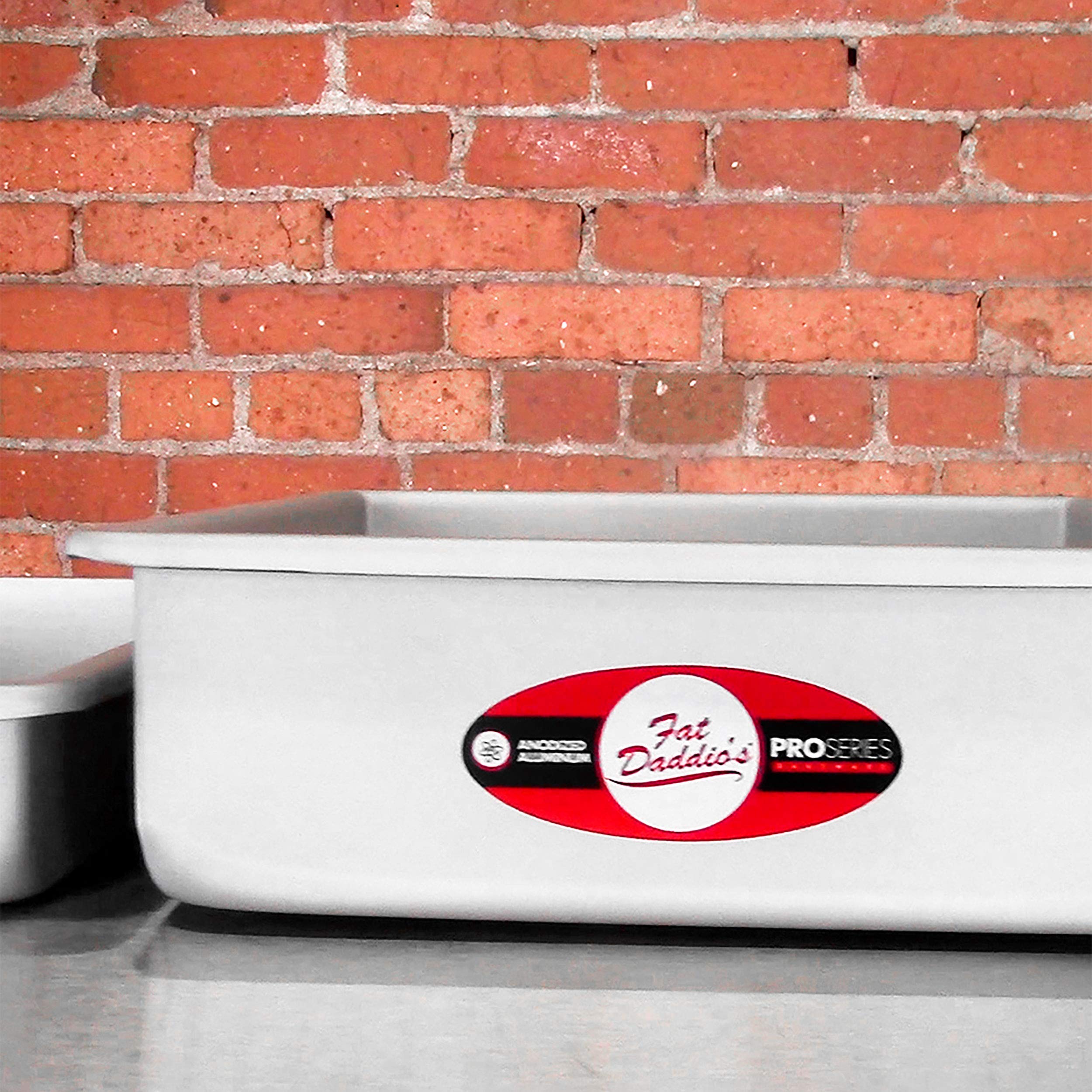 Fat Daddio'S Pob-10153 Anodized Aluminum Sheet Cake Pan, 10 X 15 X 3 Inch Silver