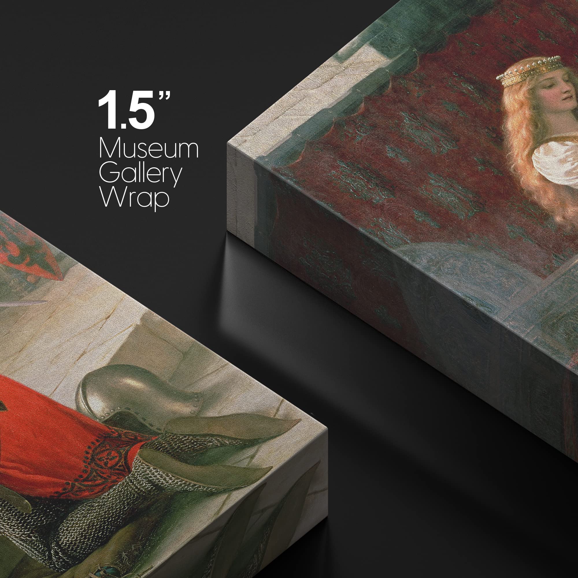 Wall26 Framed Canvas Print Wall Art The Accolade By Edmund Leighton Nature Wilderness Illustrations Fine Art Traditional Scenic