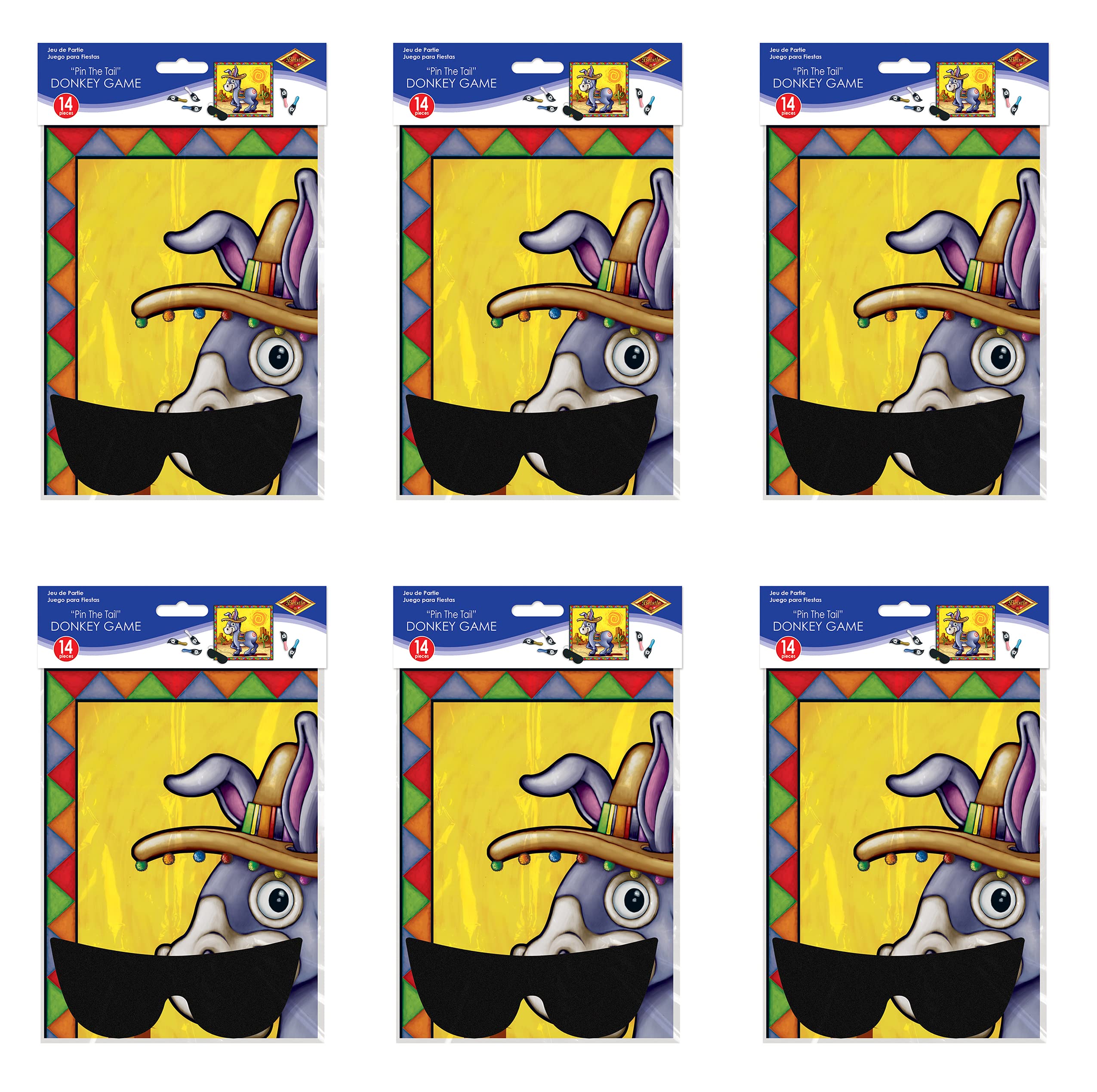 Donkey Game Party Accessory Pack Of 6