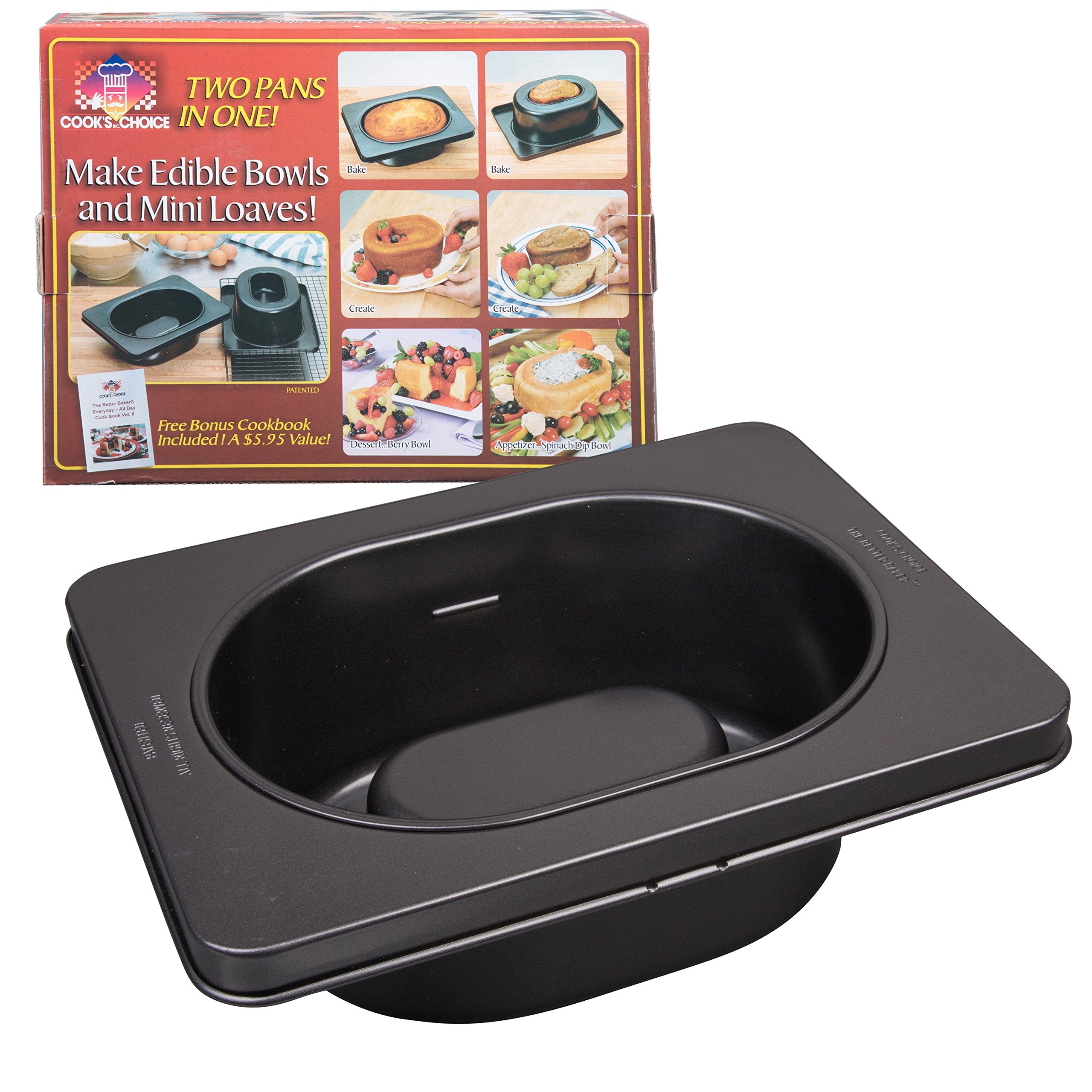 The Original Better Baker Edible Food Bowl Maker- Bake Extra Large Dessert & Dinner Bowls Or Muffins