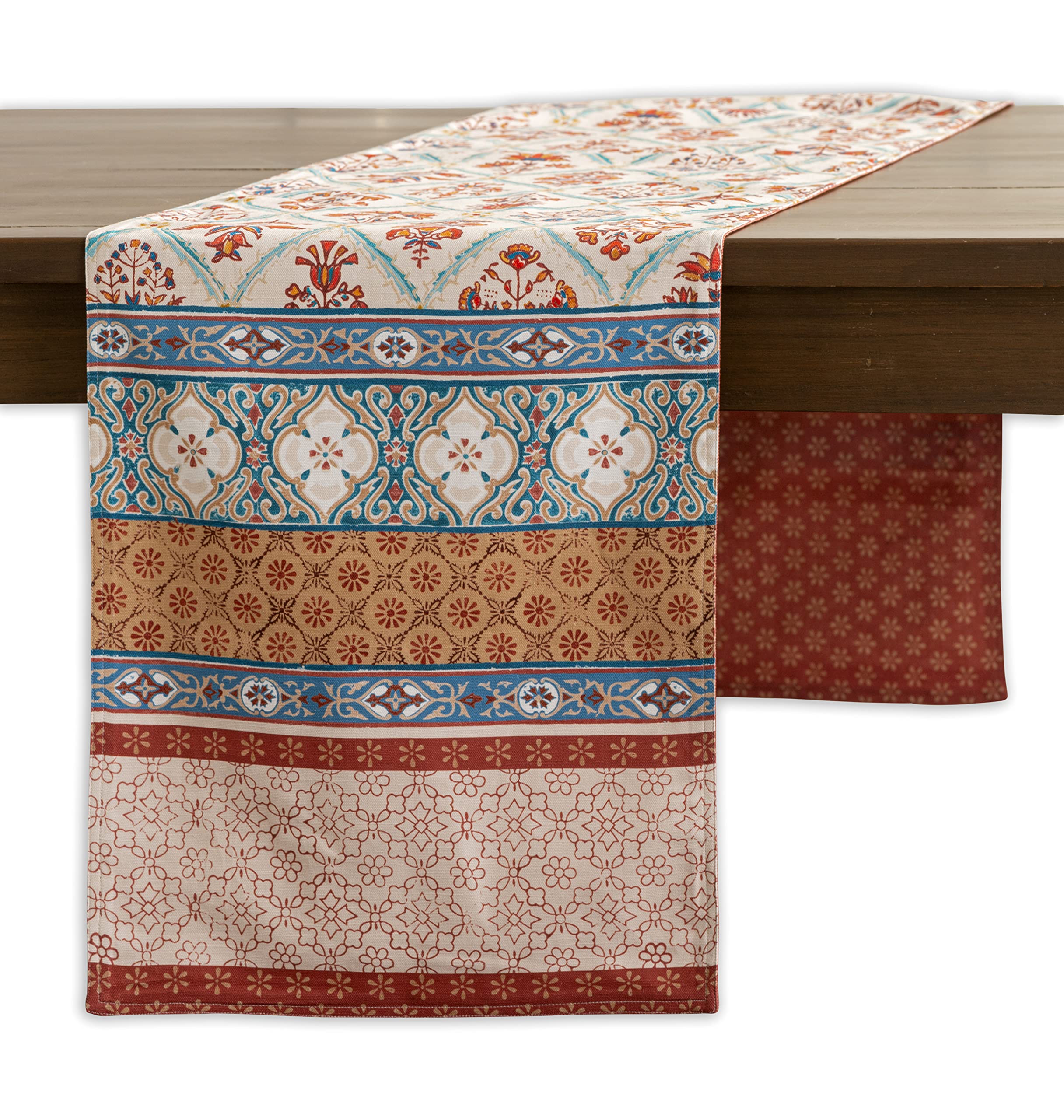 Maison D' Hermine Tablerunner 100% Cotton Table Runner Decorative Table Covers, Dining, Home, Wedding, Banquet, Buffet, Romane (
