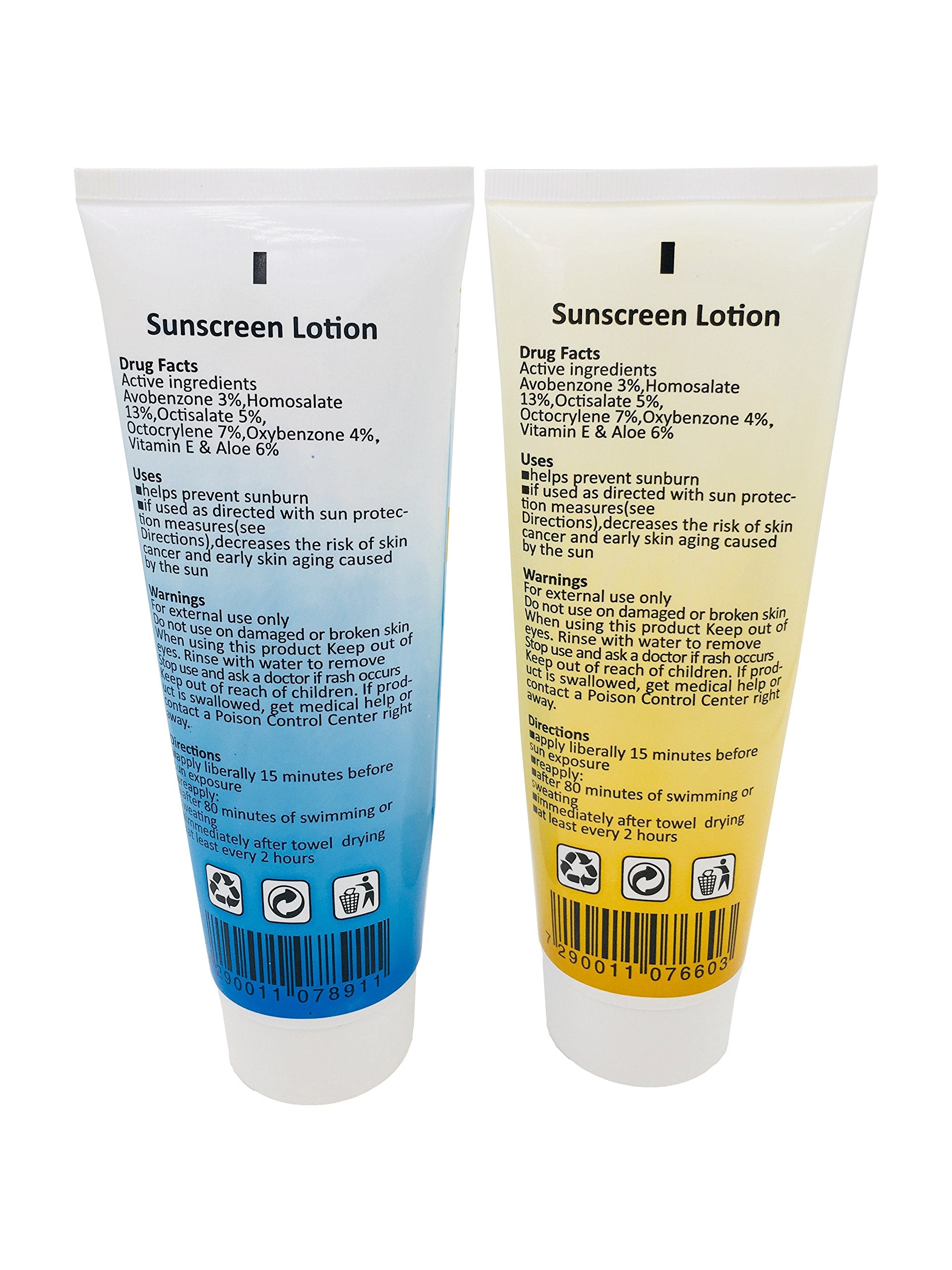 Premium Hidden Flask Set - Sneak A Drink Anywhere You Want - 2 Bottles Per Set - Safety Seals & Pourer Included (Sunscreen Flask