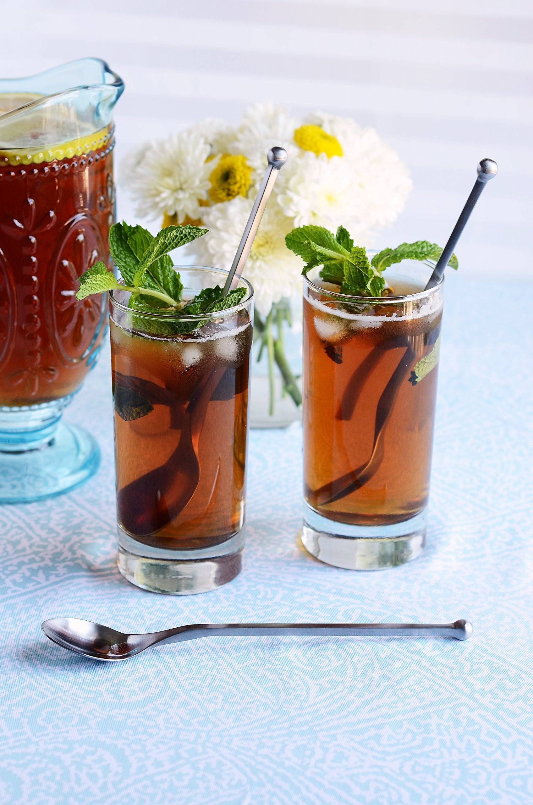 Knork Original Long Handle Iced Tea Spoon, 6 Piece Set, Matte Finish