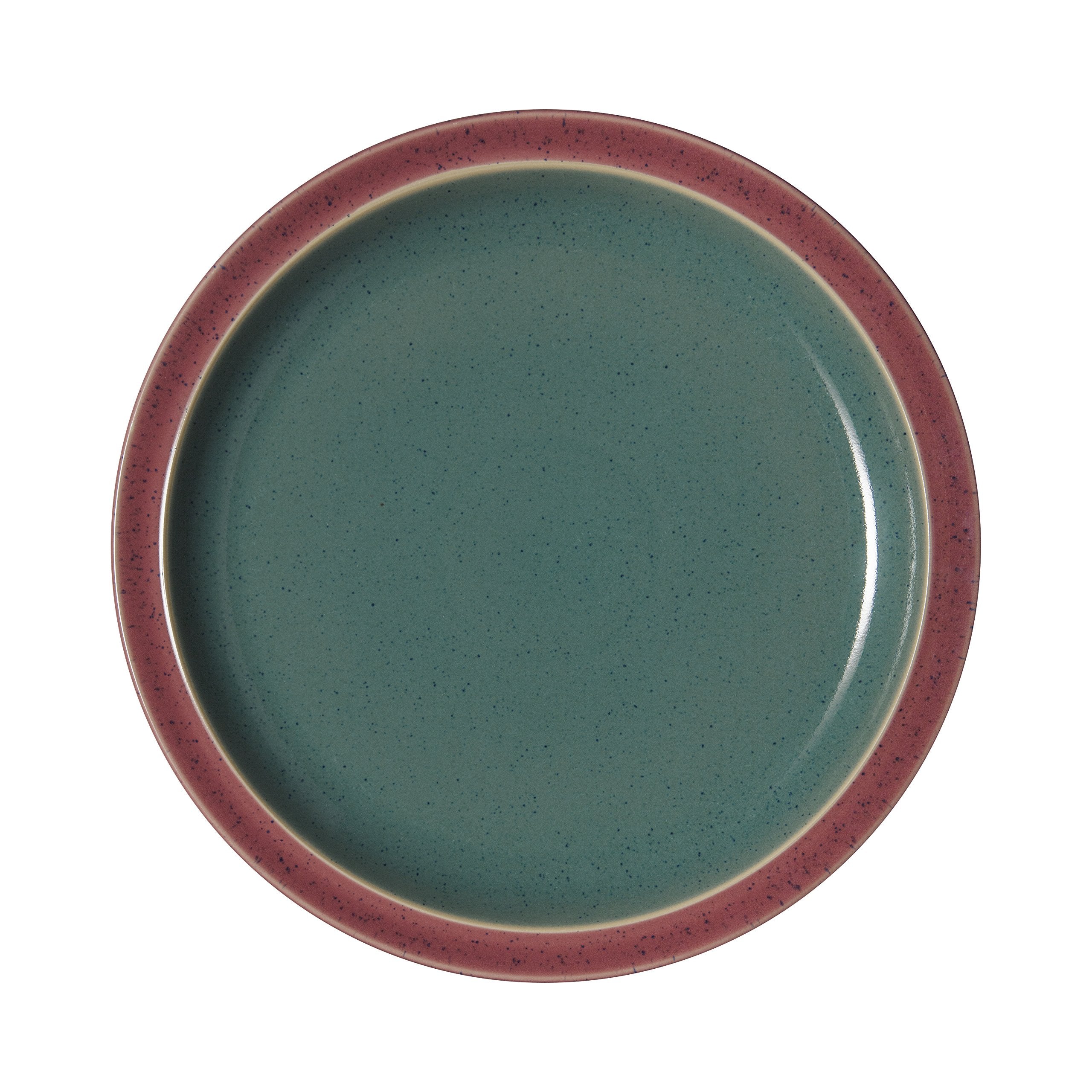 Denby Hrl-003Rg Harlequin Dinner Plate, Red/Green