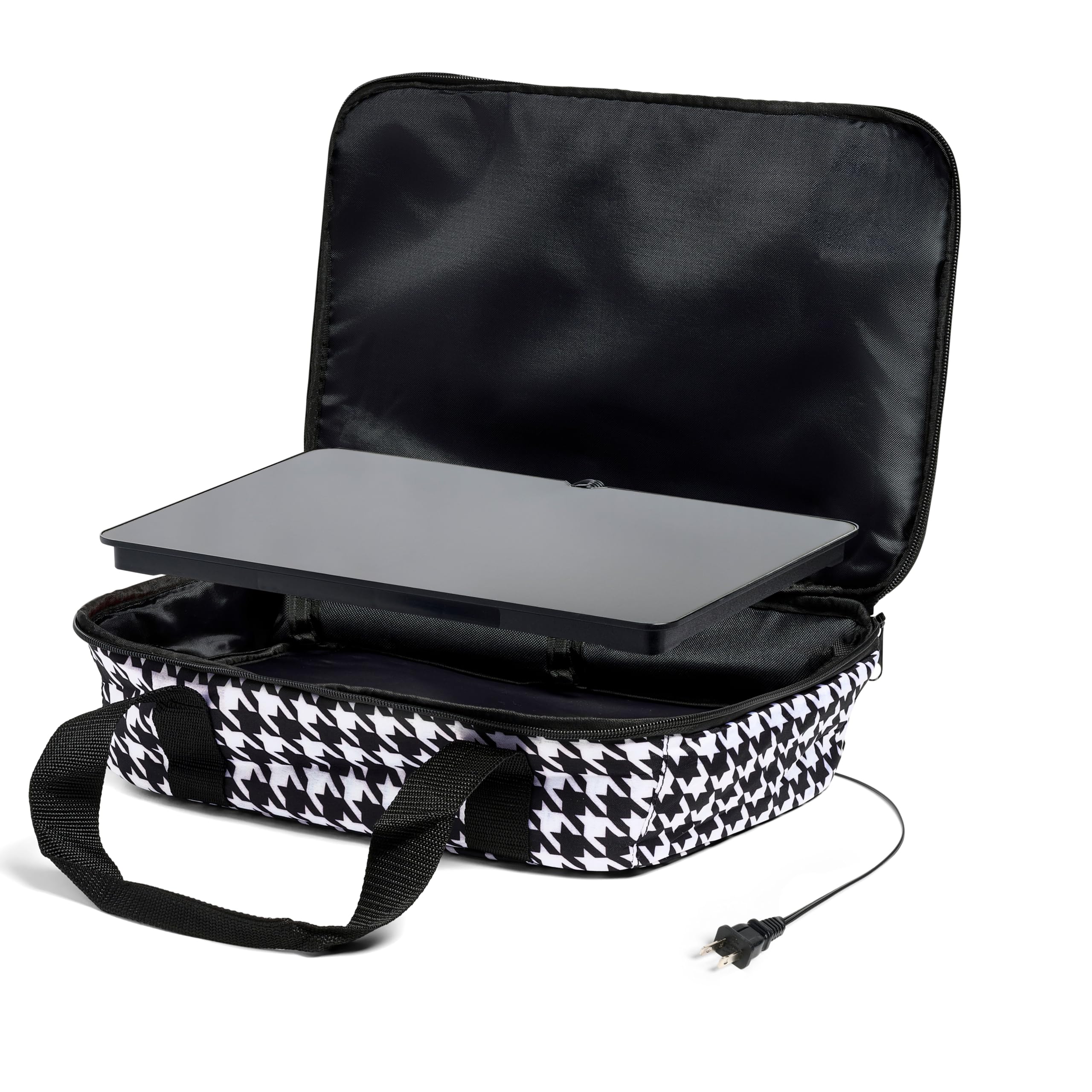 HOTLOGIC Max Large Portable Electric Food Heater - Innovative Food Warmer and Heated Lunch Box for Adults Car/Home - Easily Cook