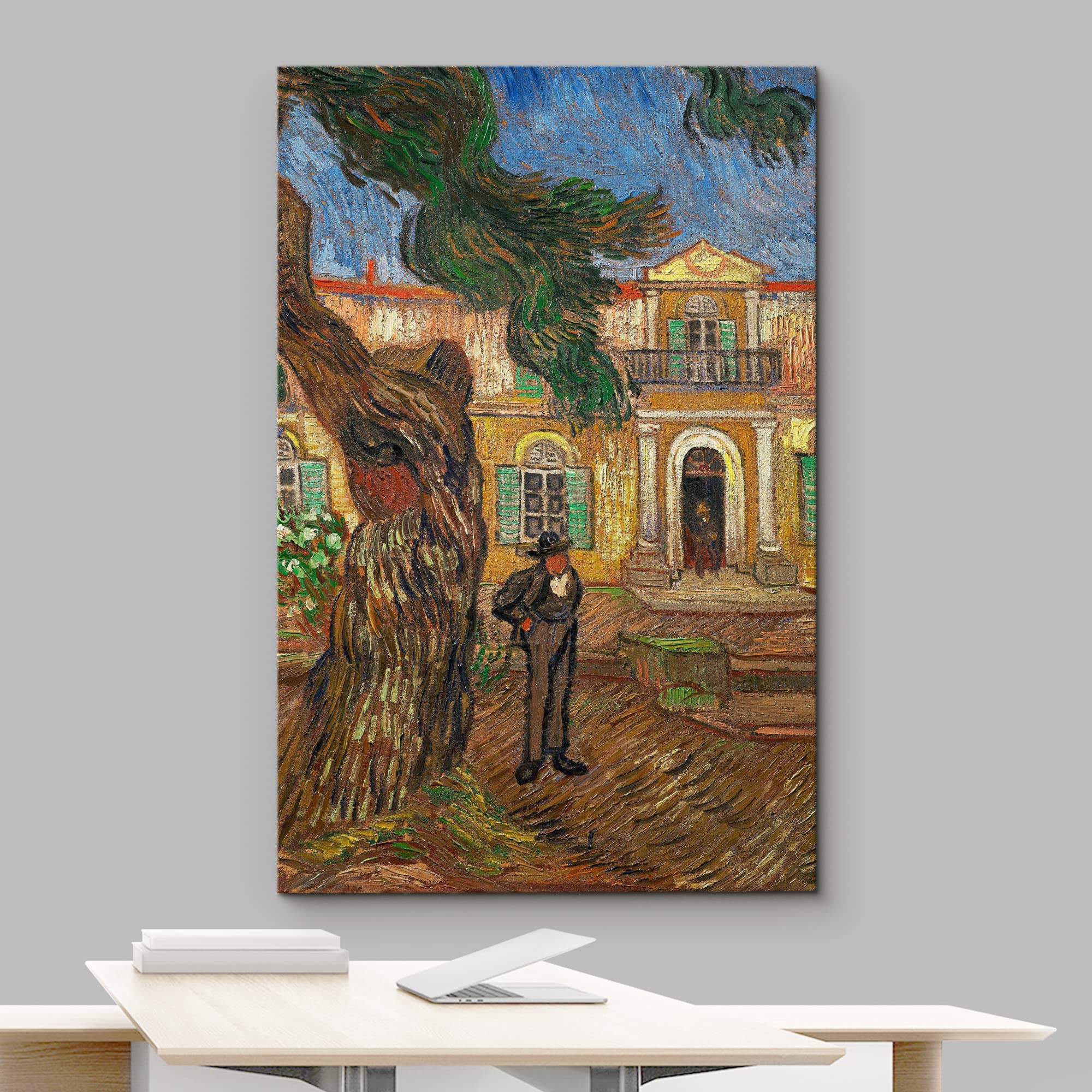 Wall26 Canvas Print Wall Art Garden Of Saint-Paul Hospital By Vincent Van Gogh Classic Historic Illustrations Fine Art Decorativ