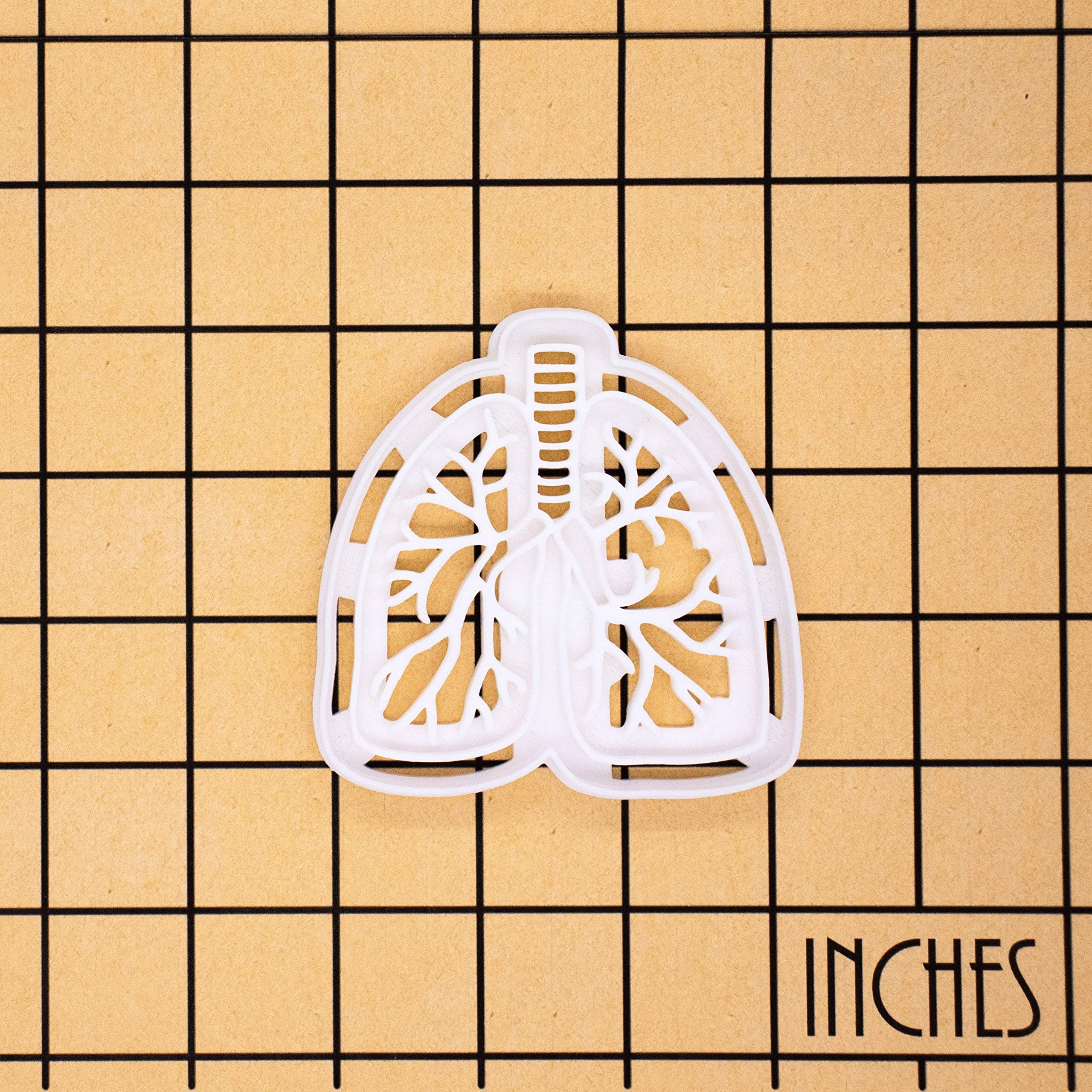 Anatomical Lungs Cookie Cutter, 1 Piece - Bakerlogy