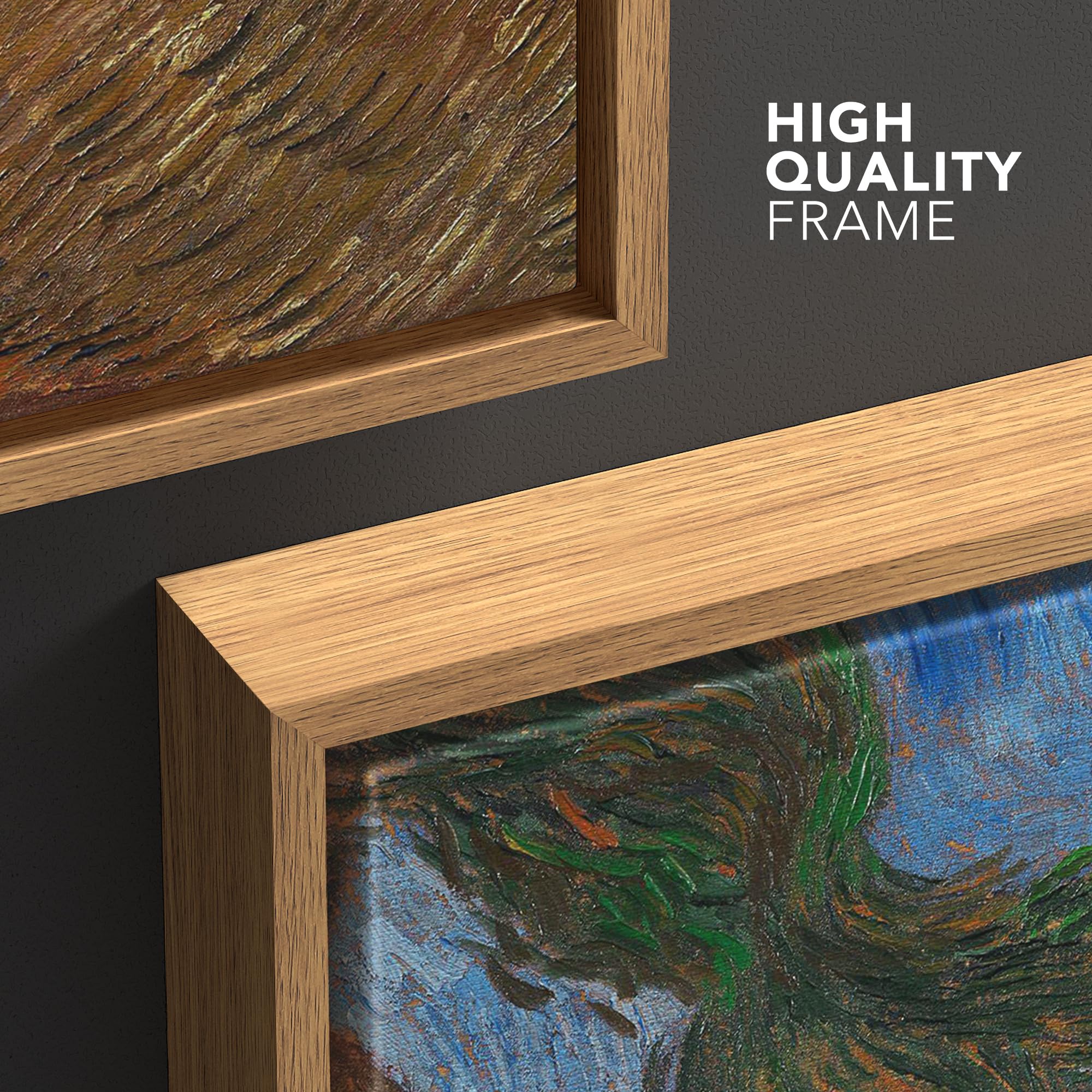 Wall26 Framed Canvas Print Wall Art Garden Of Saint-Paul Hospital By Vincent Van Gogh Classic Historic Illustrations Fine Art De