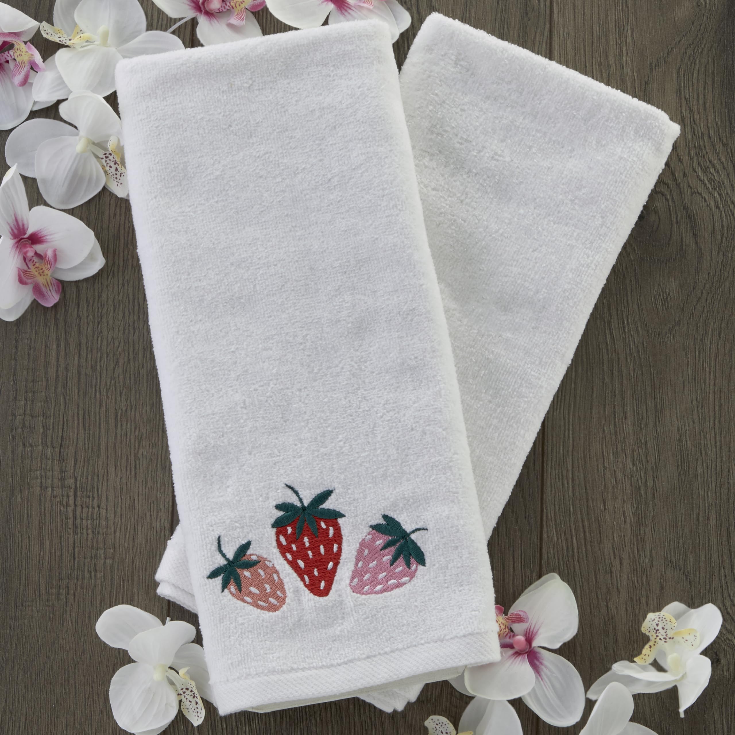 Skl Home Summer Strawberries Hand Towel (2-Pack)