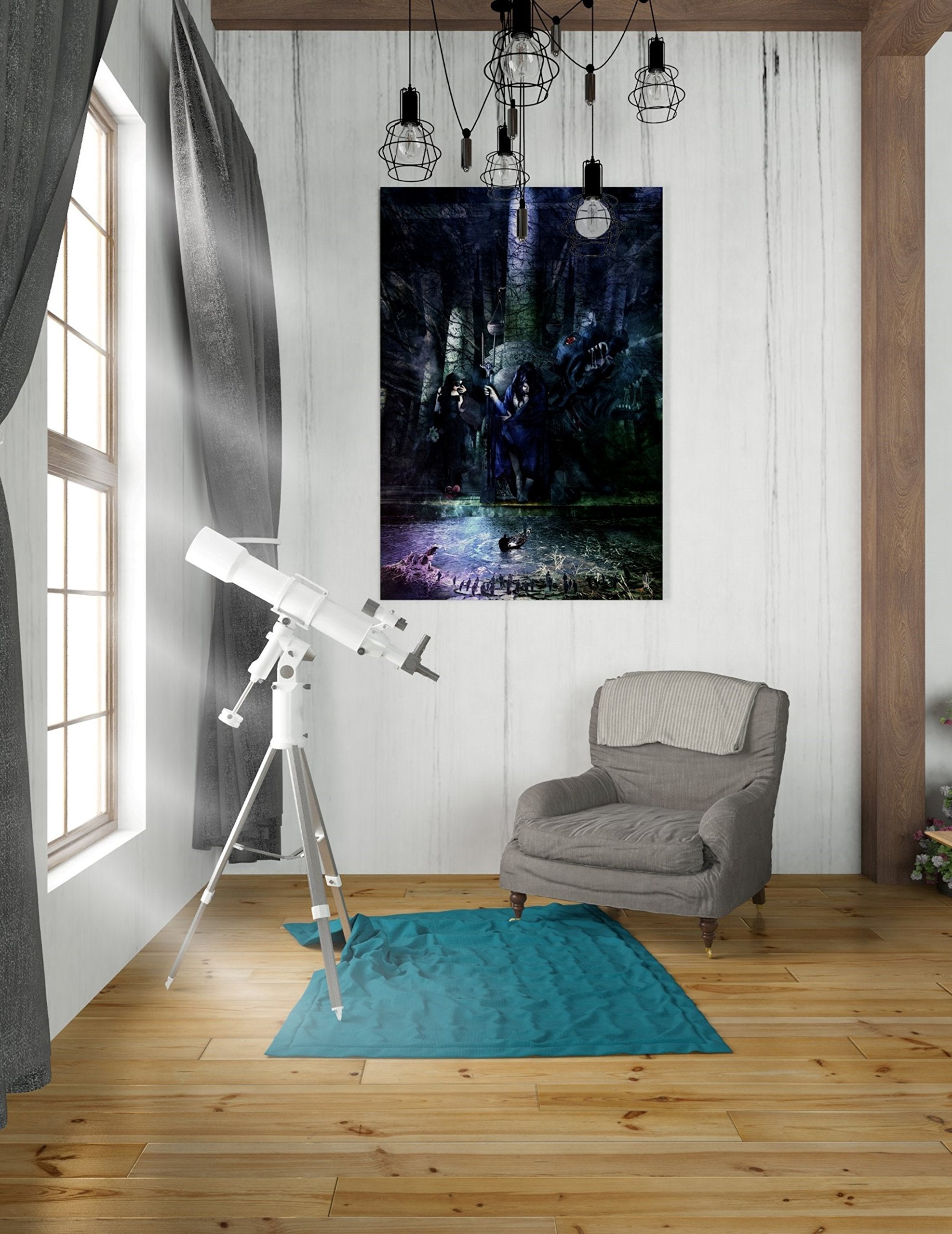 Cortesi Home 'Hades' By Mario Sanchez Nevado, Canvas Wall Art, 26''X40''