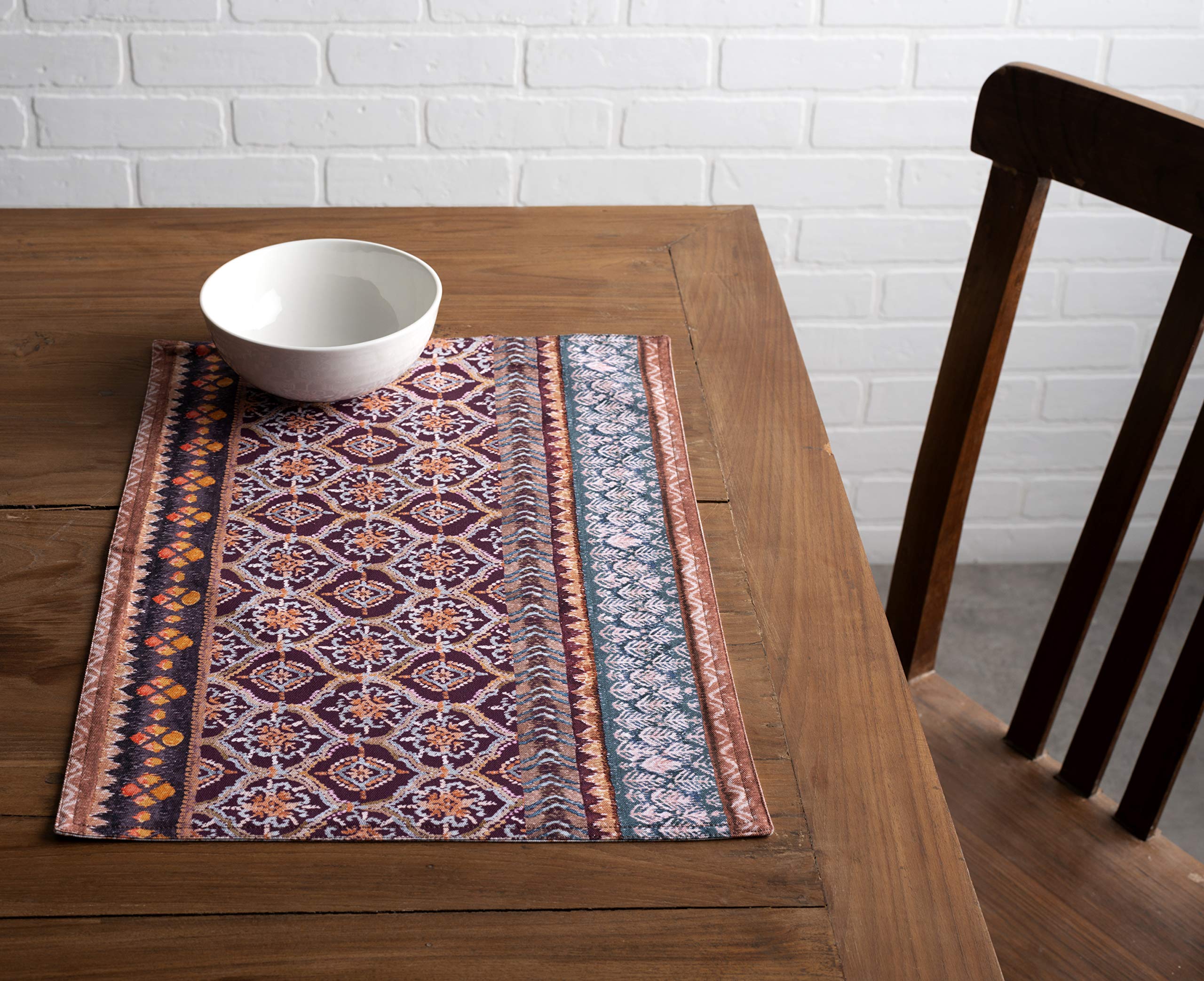 Maison D' Hermine Placemat 100% Cotton Cloth Placemats Decorative Washable Placemats, Home, Kitchen, Dining, Parties & Camping,