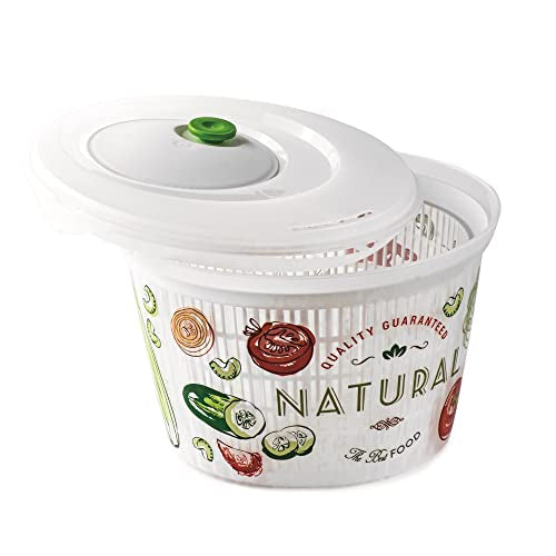 Snips Ulaop Salatschleuder, 4 Lt, Multi-Color