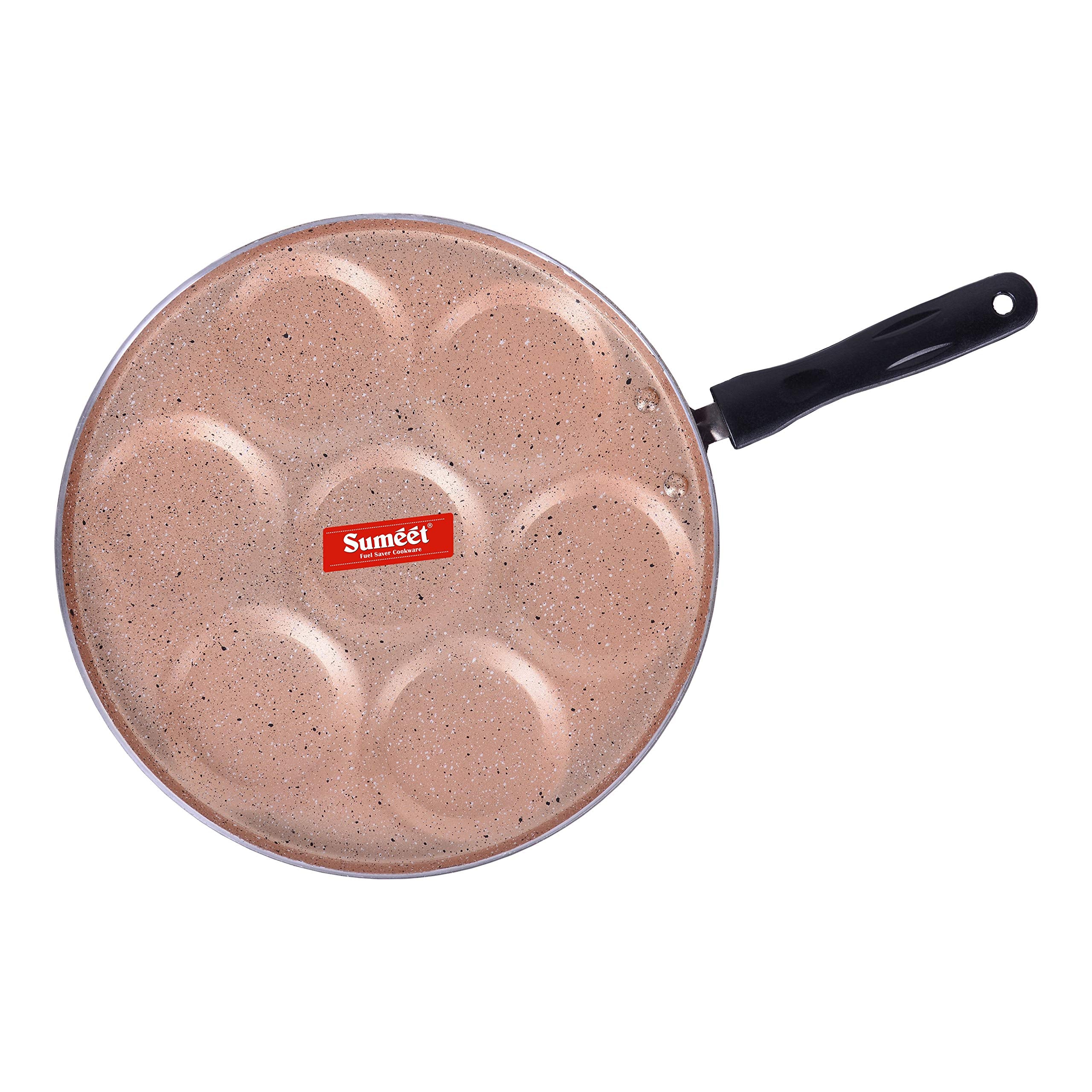 Sumeet Nonstick Granite Finish Multi Snack Maker - 7 Cavity - 26.5cm Dia