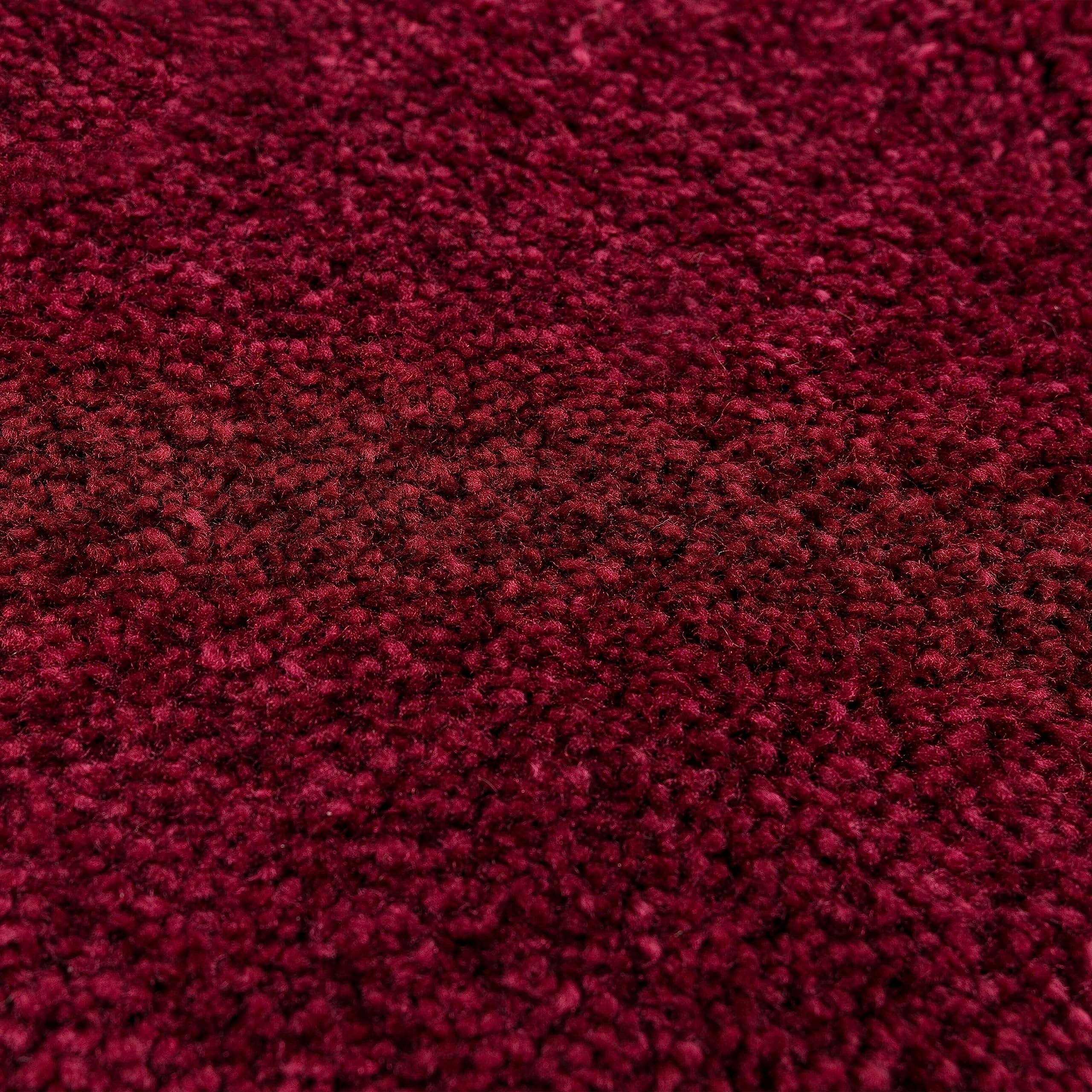 Mohawk Home Goliath Machine Washable Bath Mat 20'' X 34'' Burgundy
