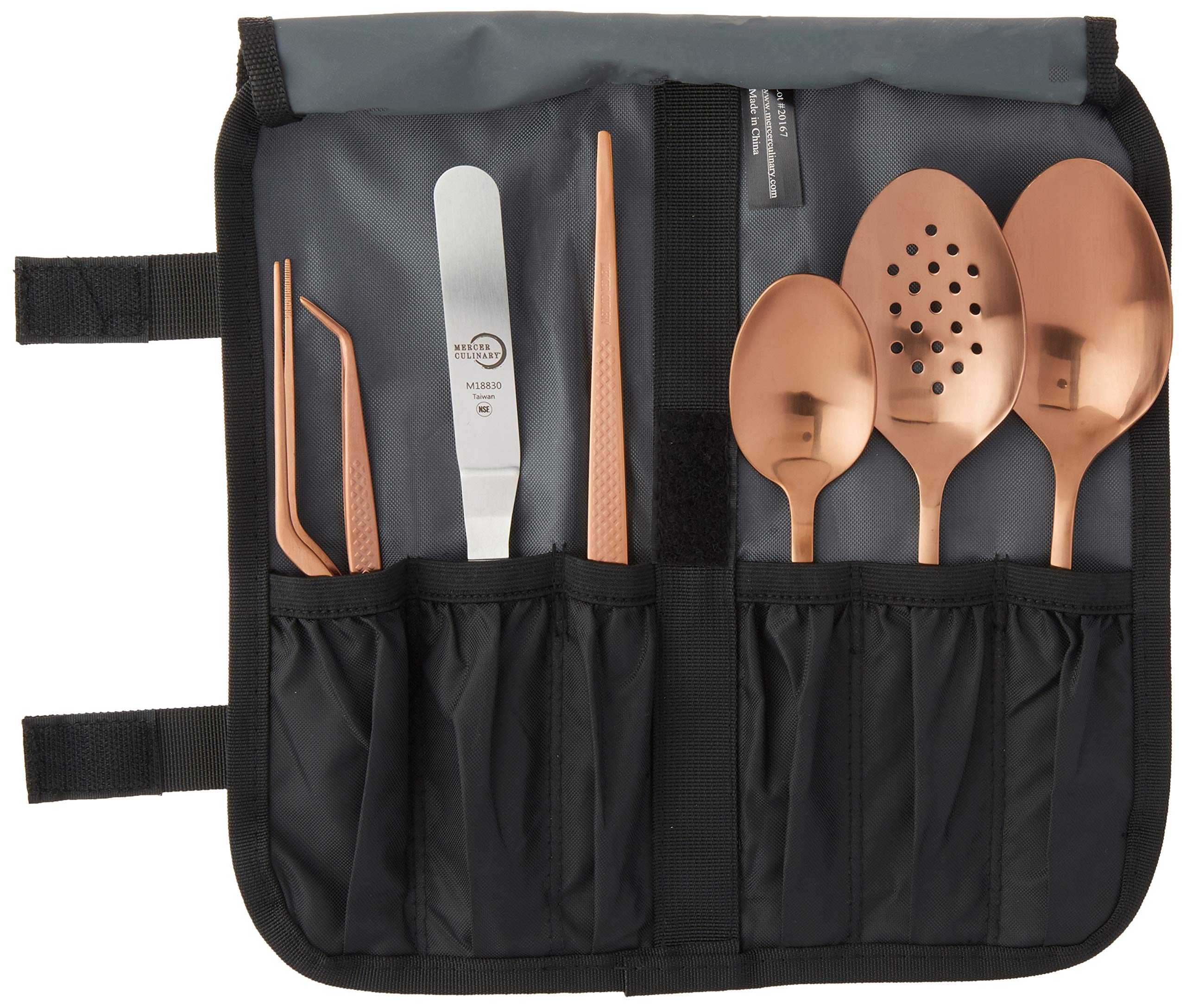 Mercer Culinary 8 Piece Plating Set, Rose Gold