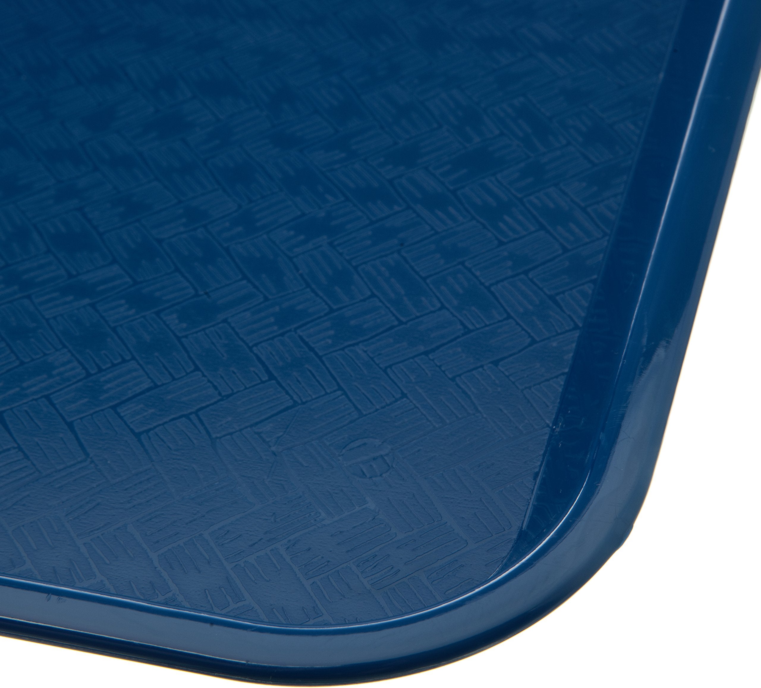 Carlisle Foodservice Products Ct101414 Caf   Standard Cafeteria / Fast Food Tray, 10  X 14 , Blue (Pack Of 24)
