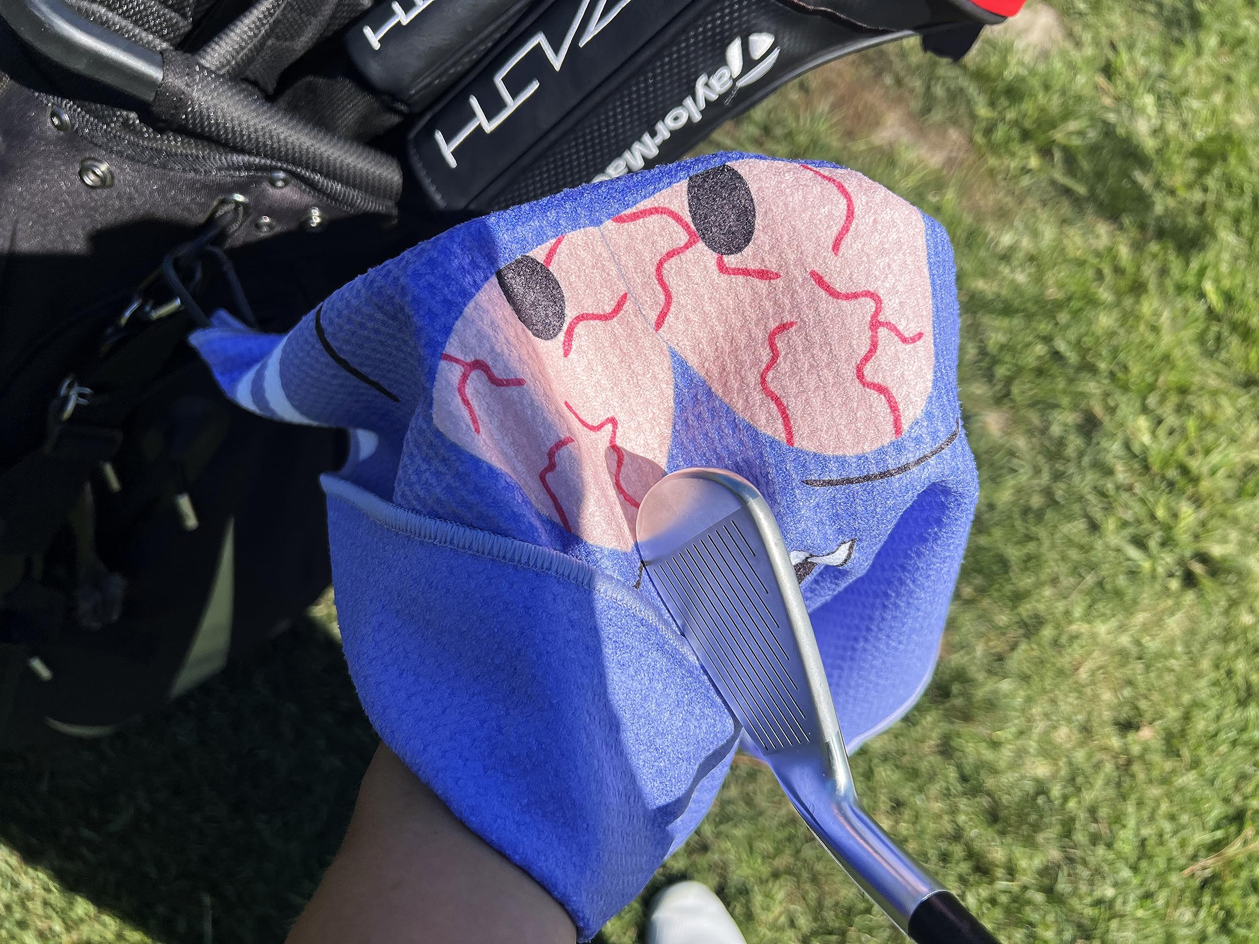 Towelie Microfiber Premium Golf Towel - Golf Gift For Men - Golf Accessories And Gifts, Father'S Day, Christmas, Birthday Gift