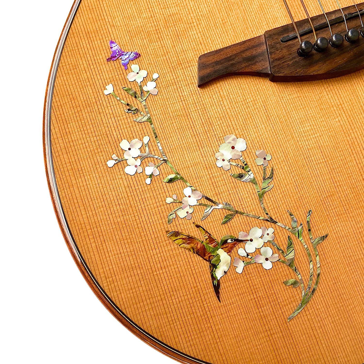 Inlaystickers For Guitars & Bass - In The Garden, B-168Itg