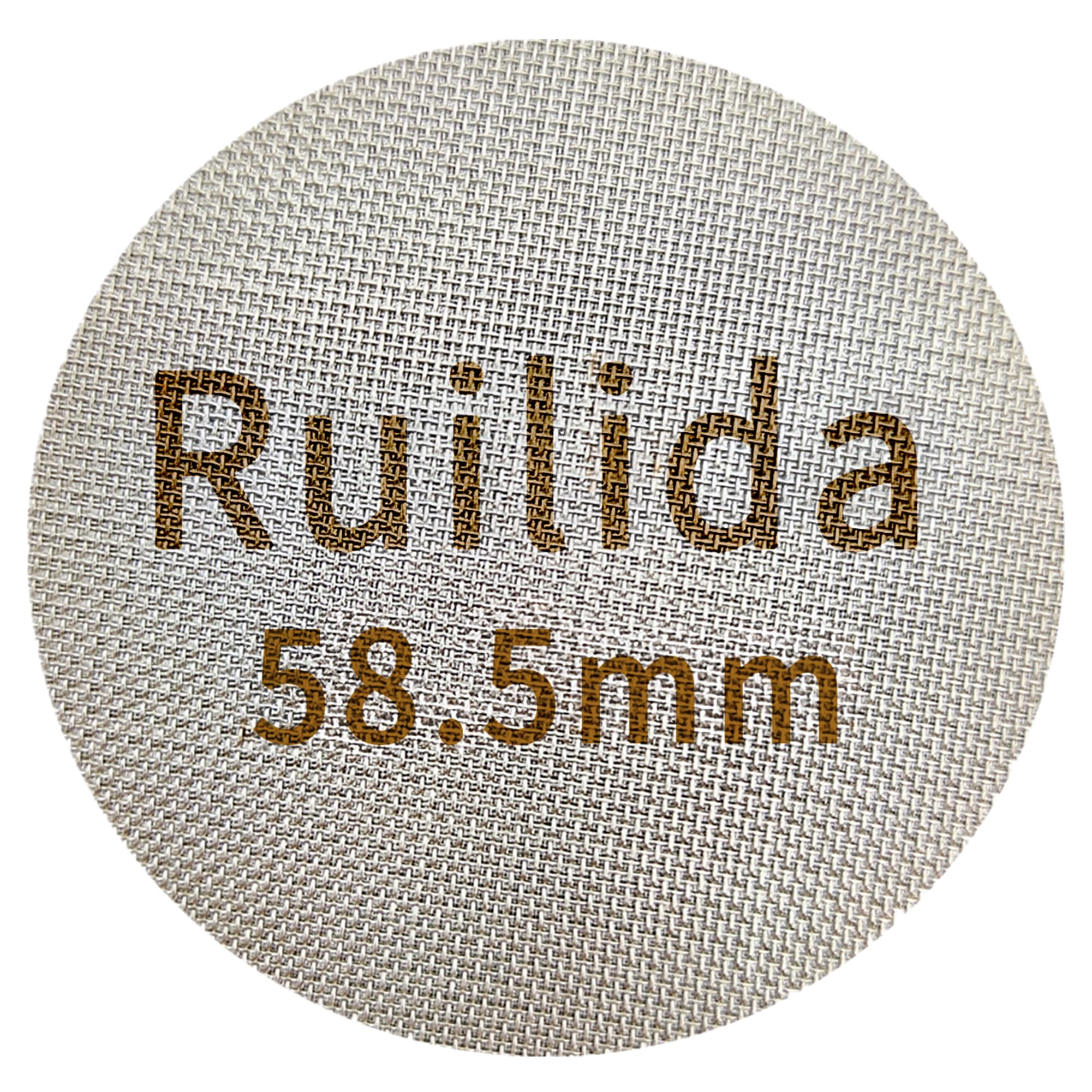 Ruilida Espresso Puck Screen 58.5Mm, Reusable 1.7Mm Thickness 150? 316 Stainless Steel Professional Barista Coffee Filter Mesh P