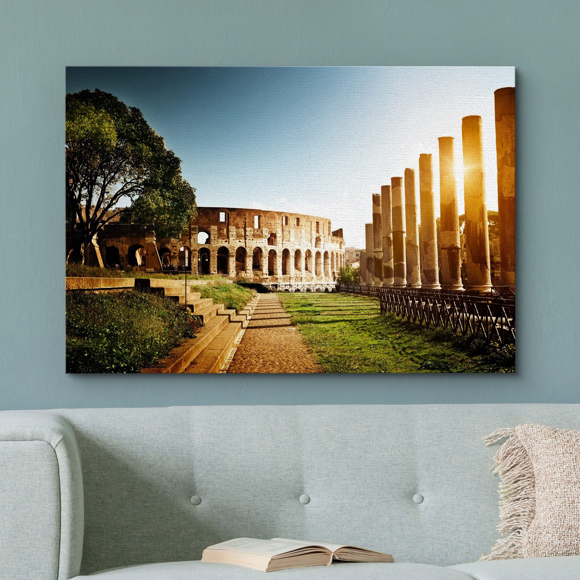 Canvas Prints Wall Art - Colosseum In Rome, Italy - 32'' X 48''