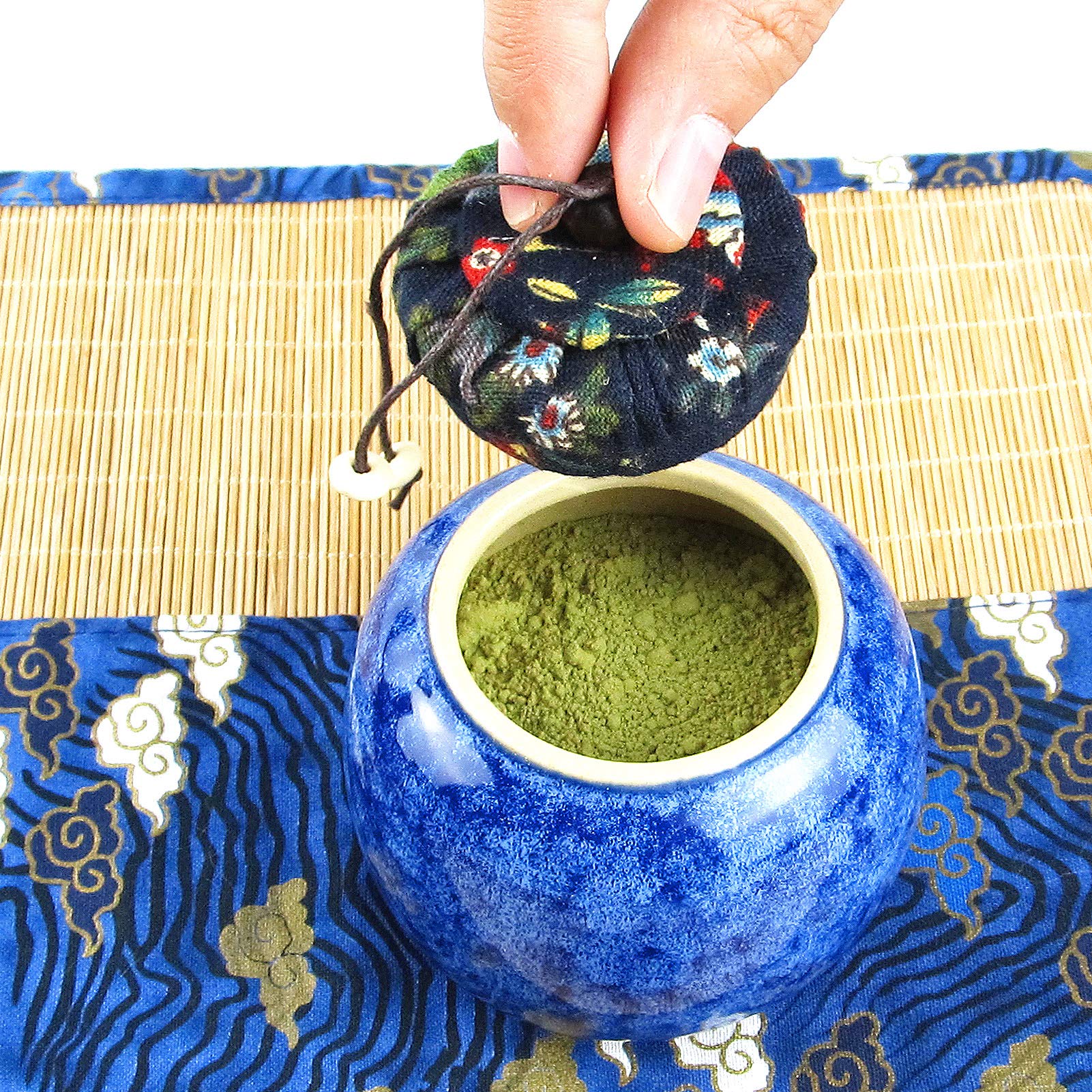 Artcome 12Pcs Japanese Matcha Tea Set, Matcha Bowl, Bamboo Whisk, Whisk Holder, Bamboo Brush And Bamboo Screen Handmade Matcha C