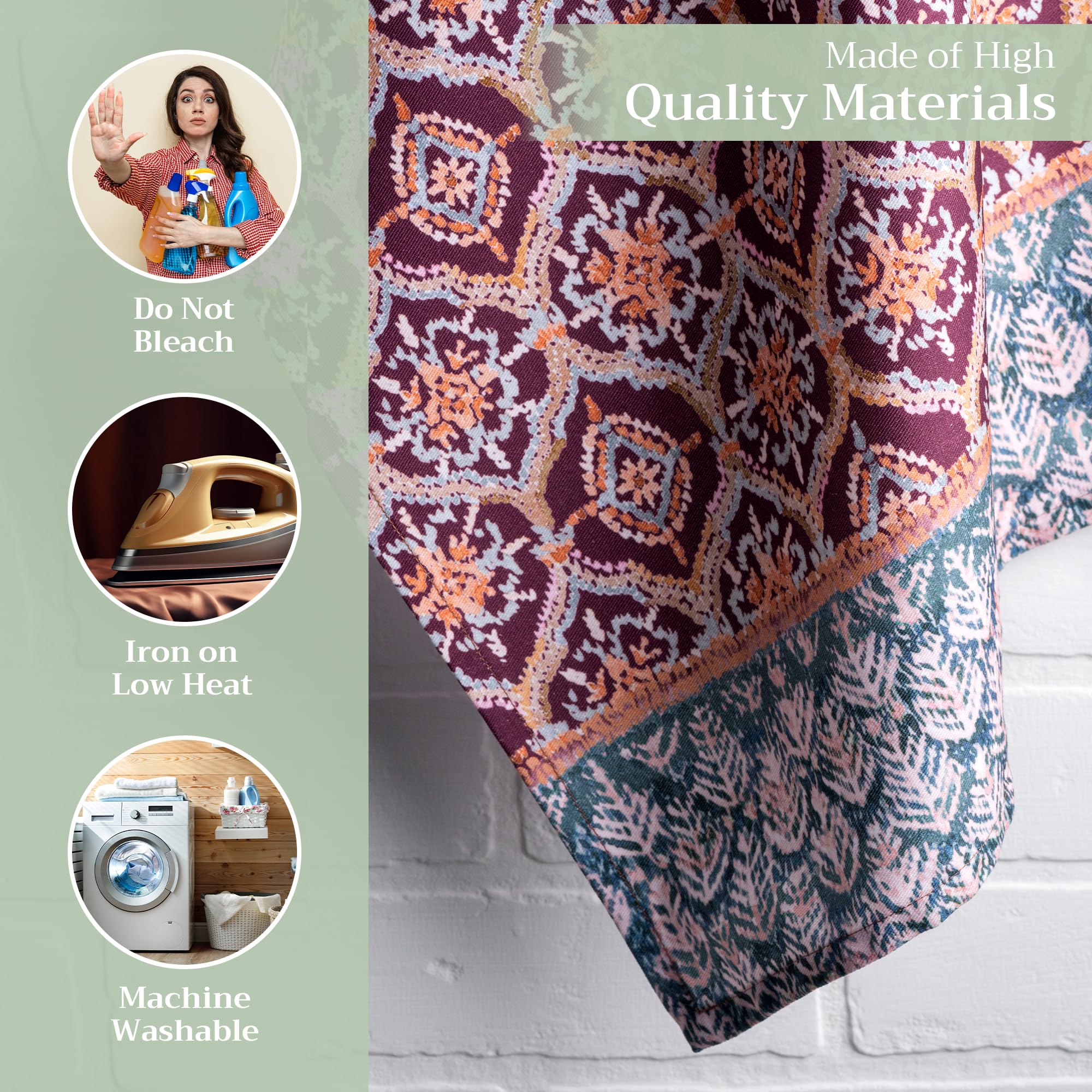 Maison D' Hermine Kitchen Towel 100% Cotton Quick Dry Cleaning Dishtowel For Gifts, Dining, Home, Wedding, Banquet, Buffet, Fair