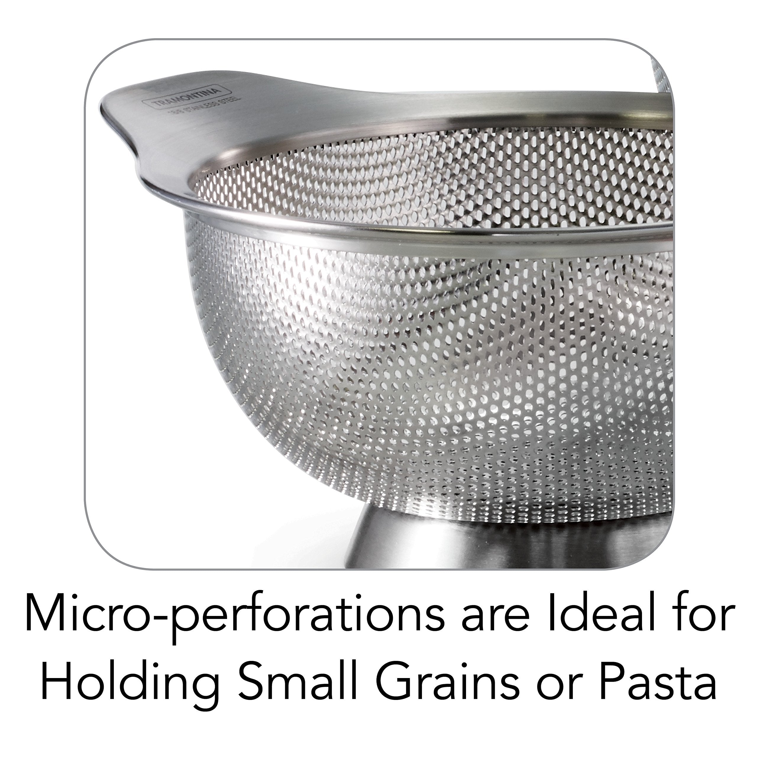 Tramontina Colanders Stainless Steel 3-Pack, 80206/556Ds