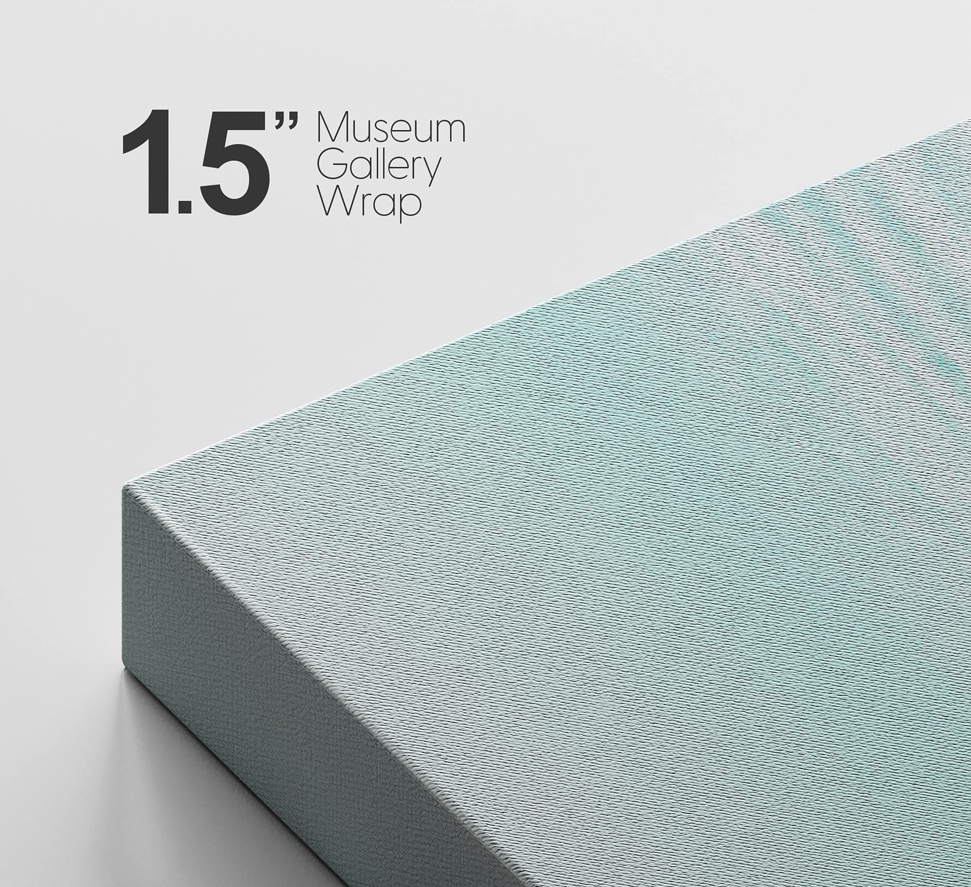 Signford Canvas Print Wall Art Sea Star Under The Teal Ocean Sea Nature Wilderness Photography Realism Nautical Scenic Relax/Cal