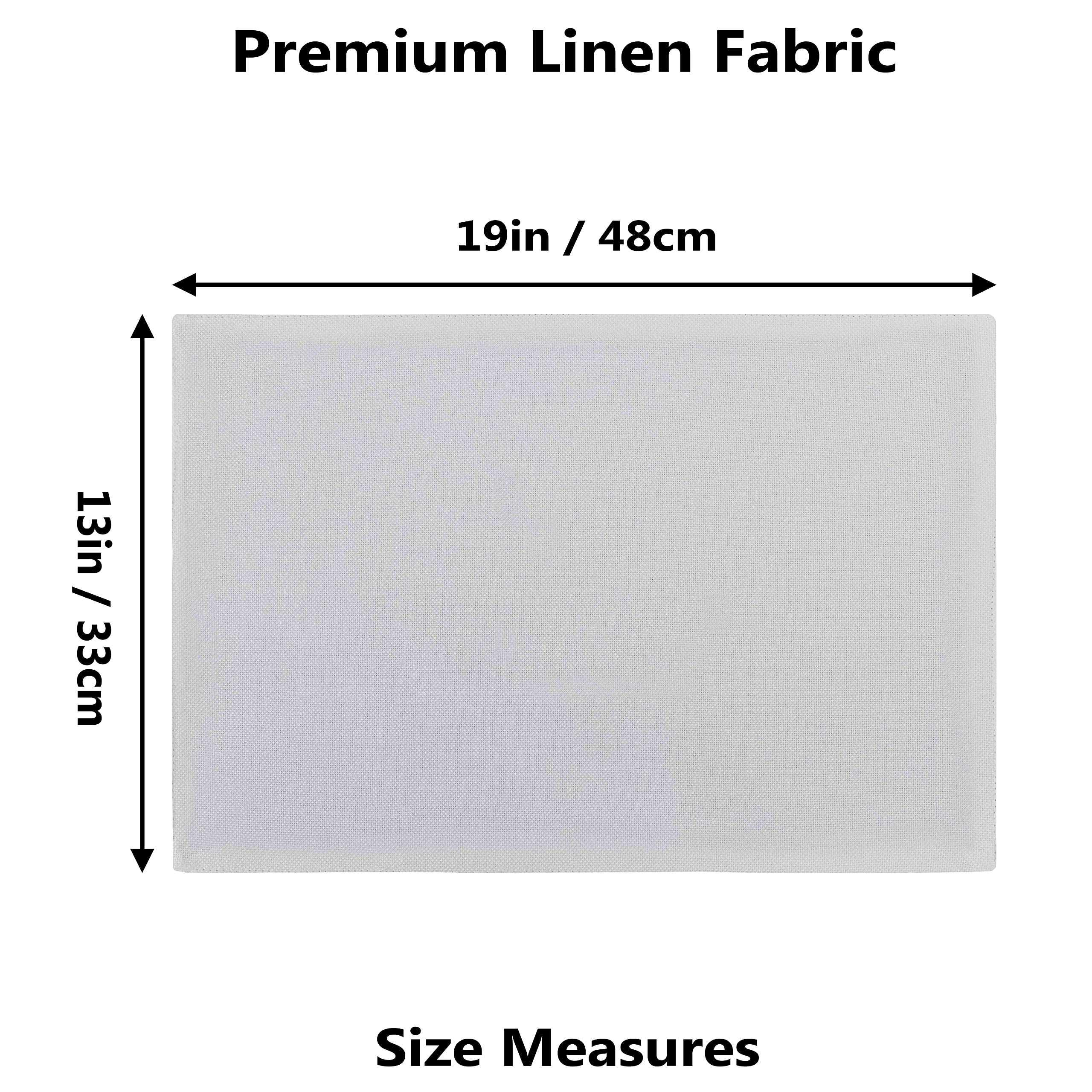 Home Brilliant White Placemats Set Of 6 Heat Resistant Dining Table Place Mats For Kitchen Table For Wedding Party Holiday, Pure