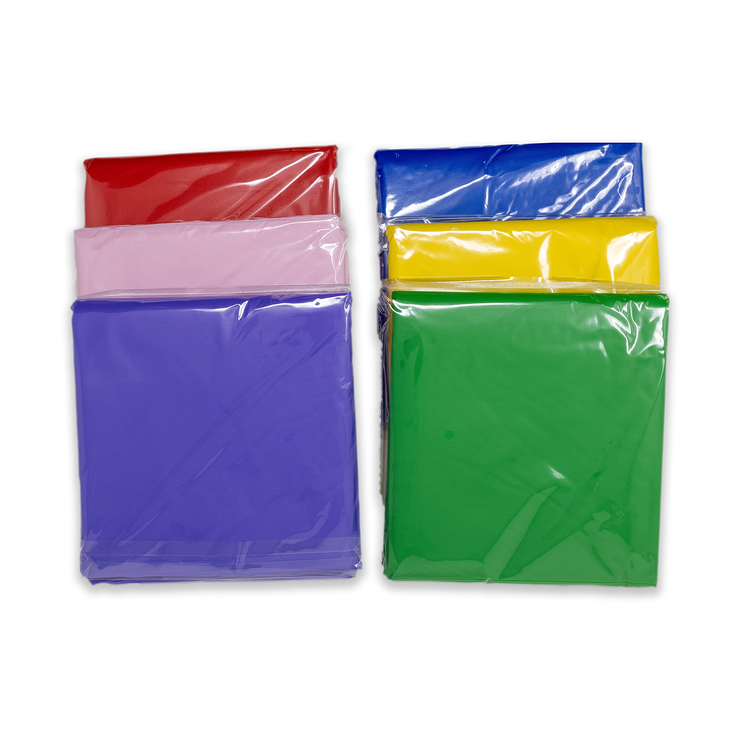 EDI Disposable Tablecloth 12 Packs (Assorted Colors  Round)