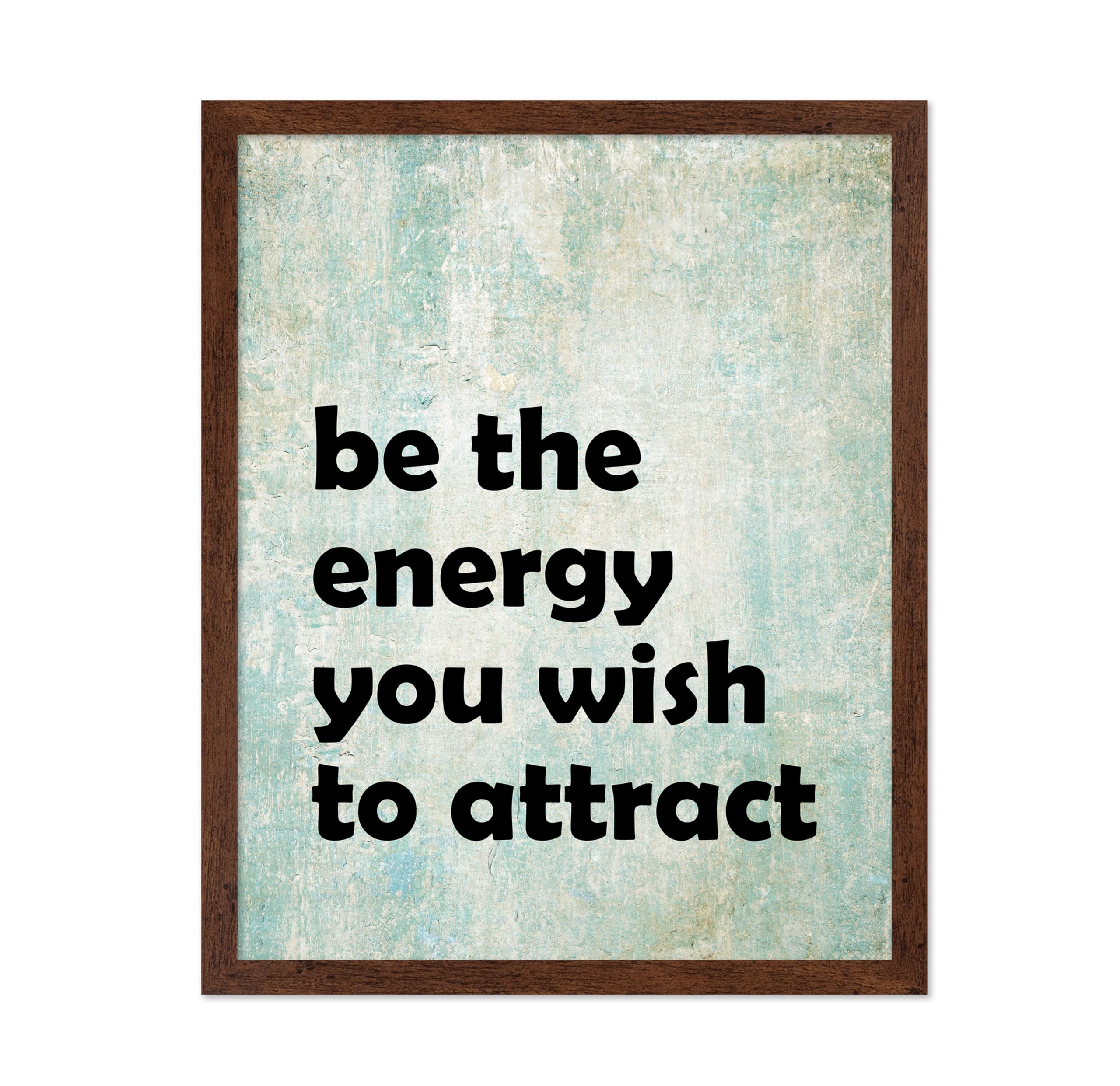 Poster Master Law of Attraction Poster - Be The Energy You Wish To Attract Print - Manifest Art - Inspiring Gift for Him, Her - 