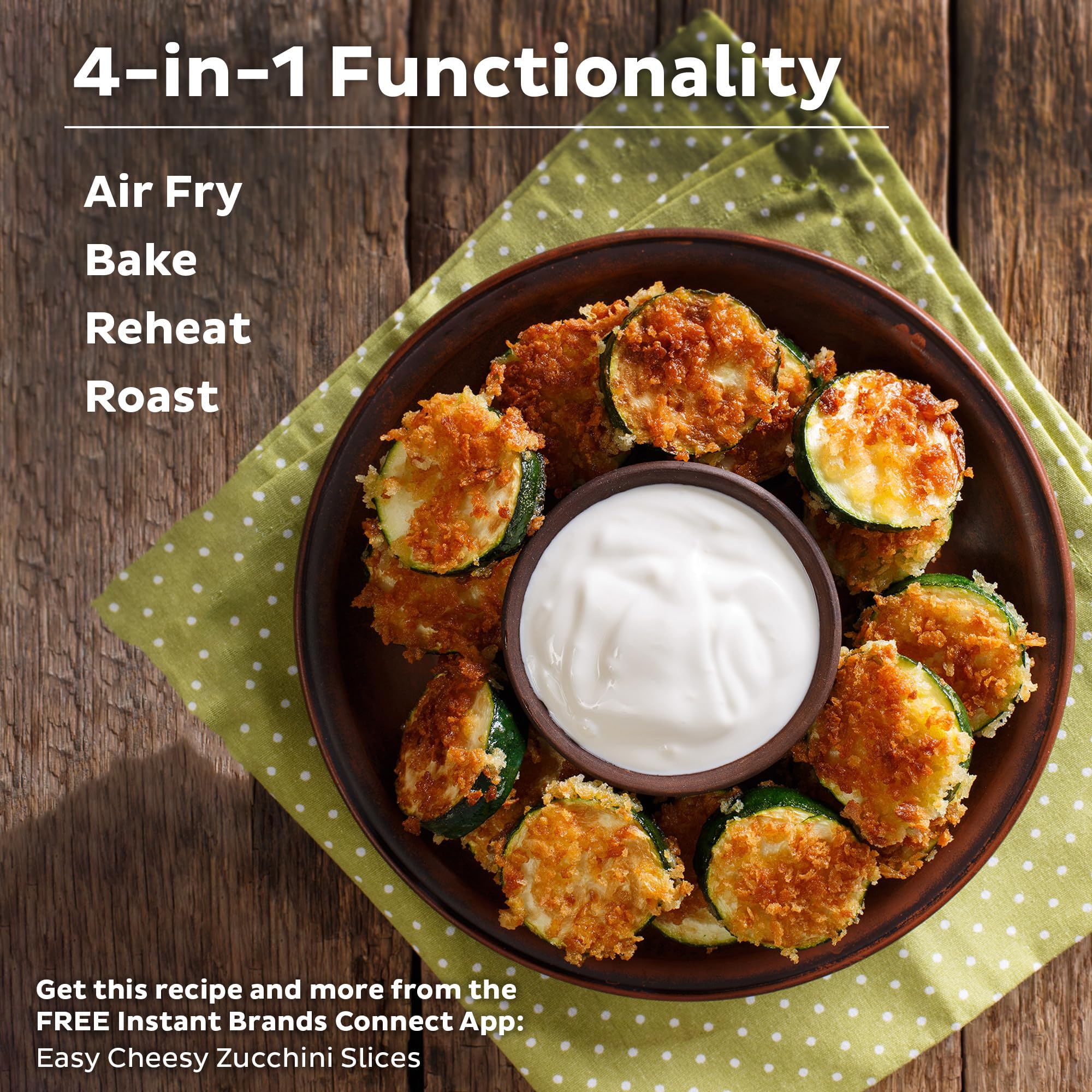 Instant Pot Vortex 6QT XL Air Fryer - 4-in-1, Dishwasher-Safe, Black, Model 140-3001-01, 100+ Recipes for Quick Meals