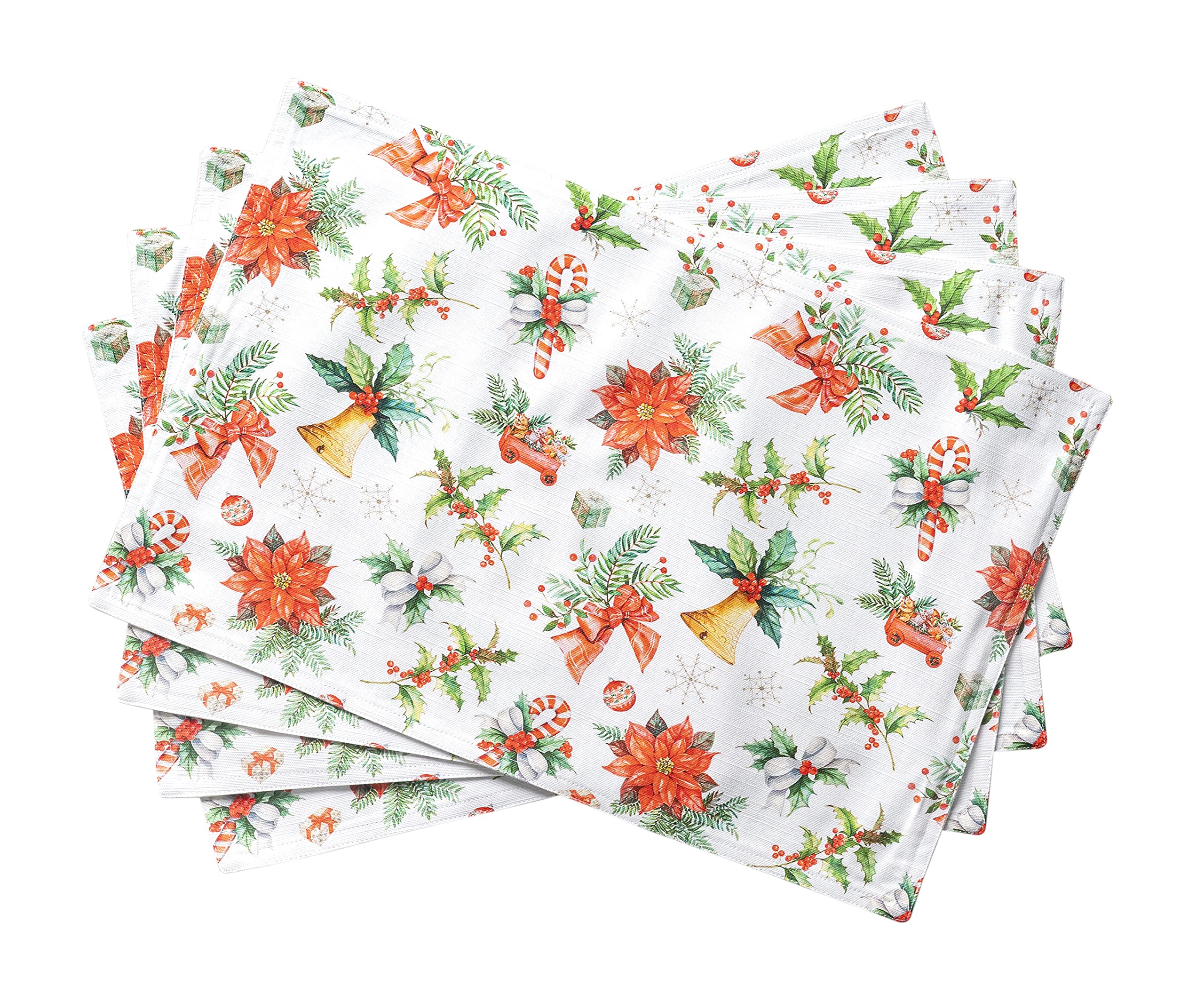 Maison D' Hermine Cloth Placemat 100% Cotton Decorative Washable Table Placemats, Dining, Home, Wedding, Banquet, Buffet, Chromo