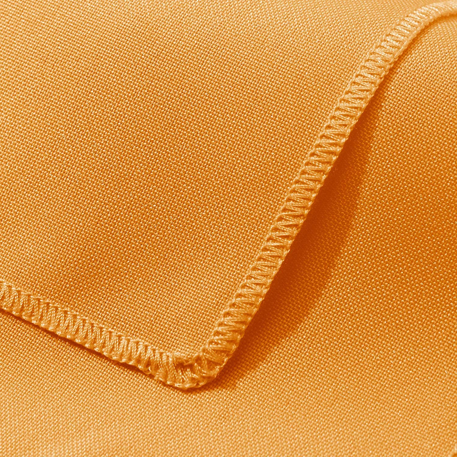 LA Linen Pack-10 Polyester Poplin Napkin 18 by 18-Inch  Gold