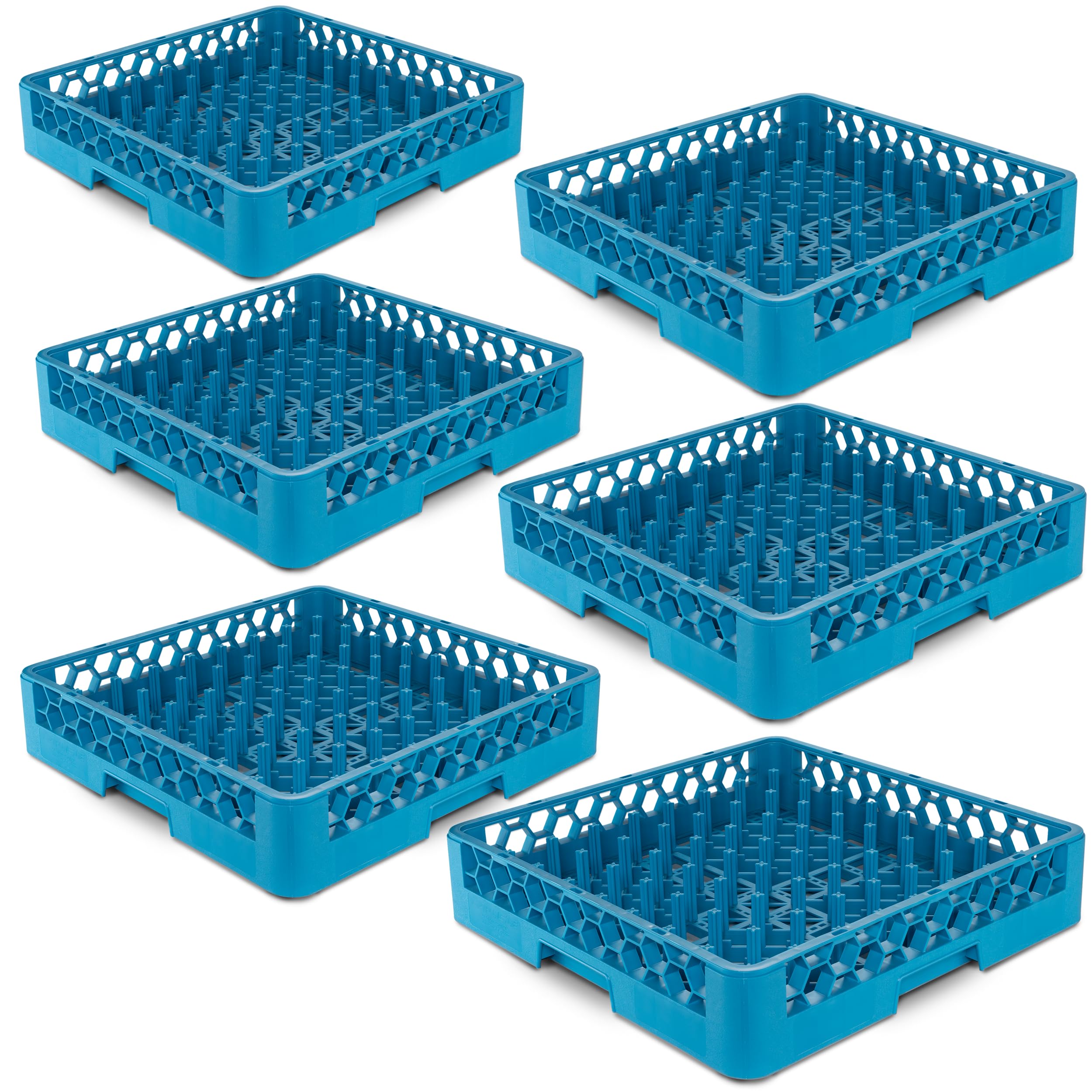 Carlisle FoodService Products All Purpose Plate and Tray Racks - Tray Racks with Extra Tall 2.94 Pegs for Charger Plates, Pasta 