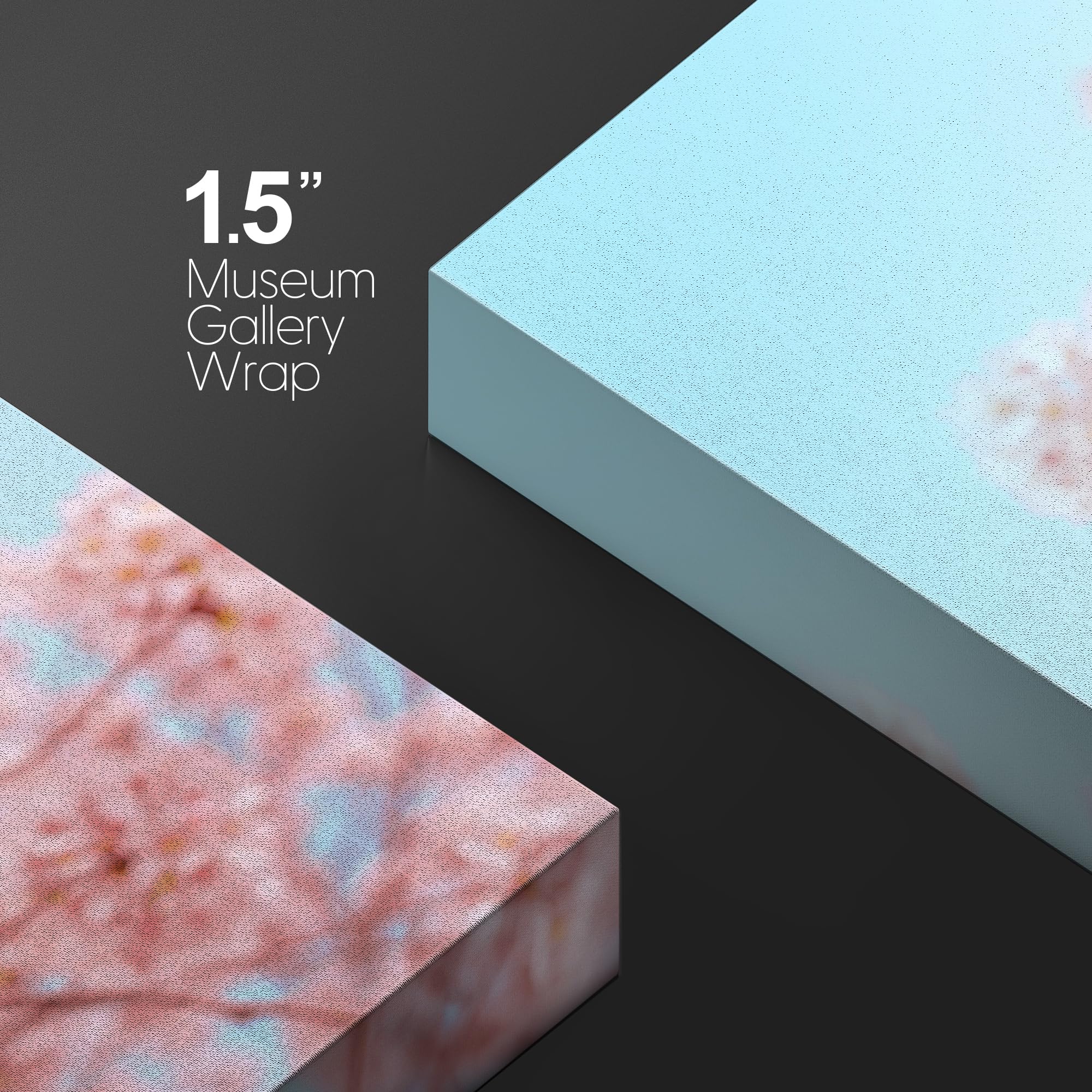 Wall26 Canvas Print Wall Art Spring Summer Japanese Cherry Blossoms Nature Floral Photography Realism Botanical Wilderness Zen R