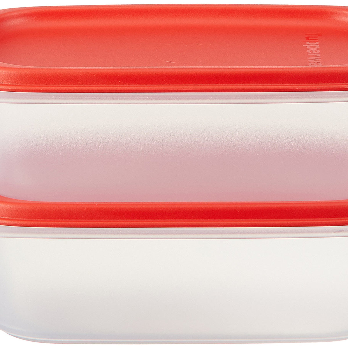 Tupperware Plastic Smart Saver Storage Container Sets (2, 500 Ml), Red ...