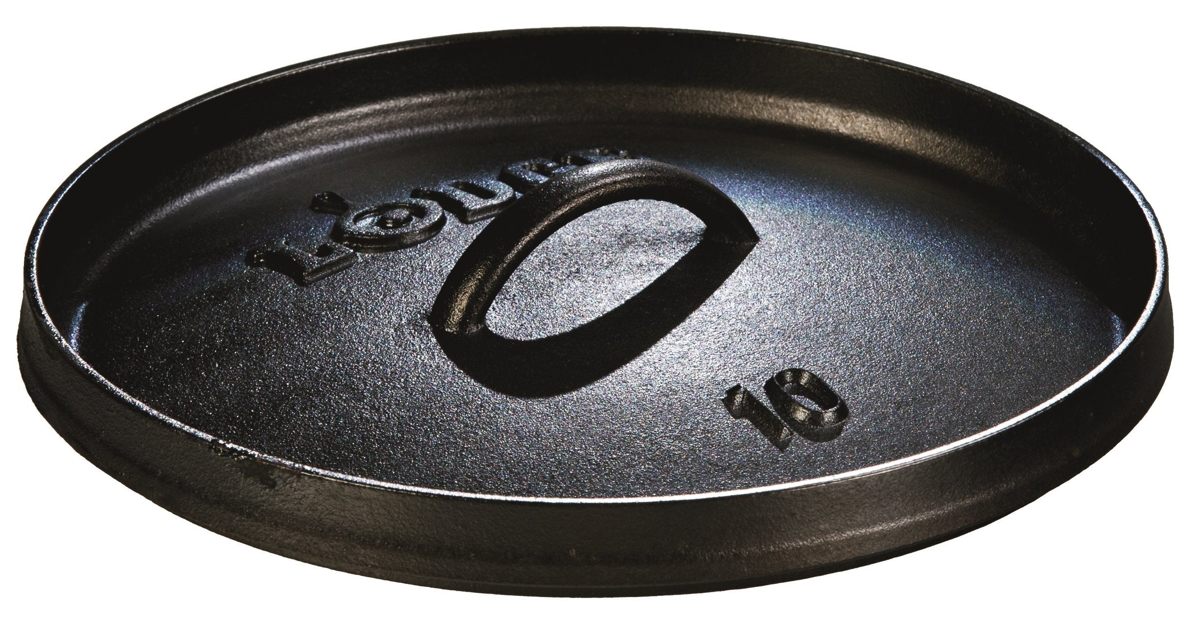 Lodge L10Co3 Cast Iron Camp Dutch Oven, 4-Quart