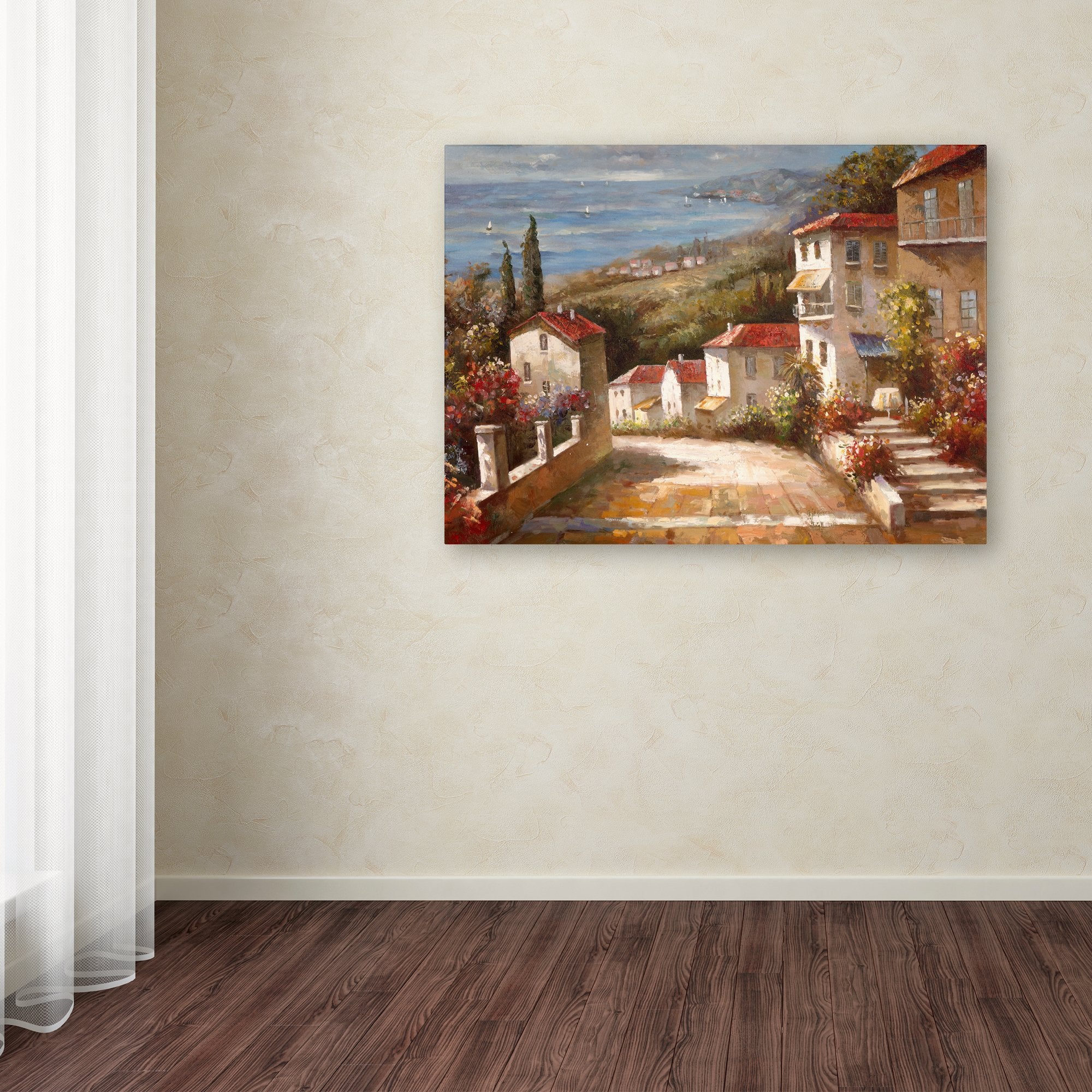 Home In Tuscany Artwork By Joval, 24 By 32-Inch Canvas Wall Art